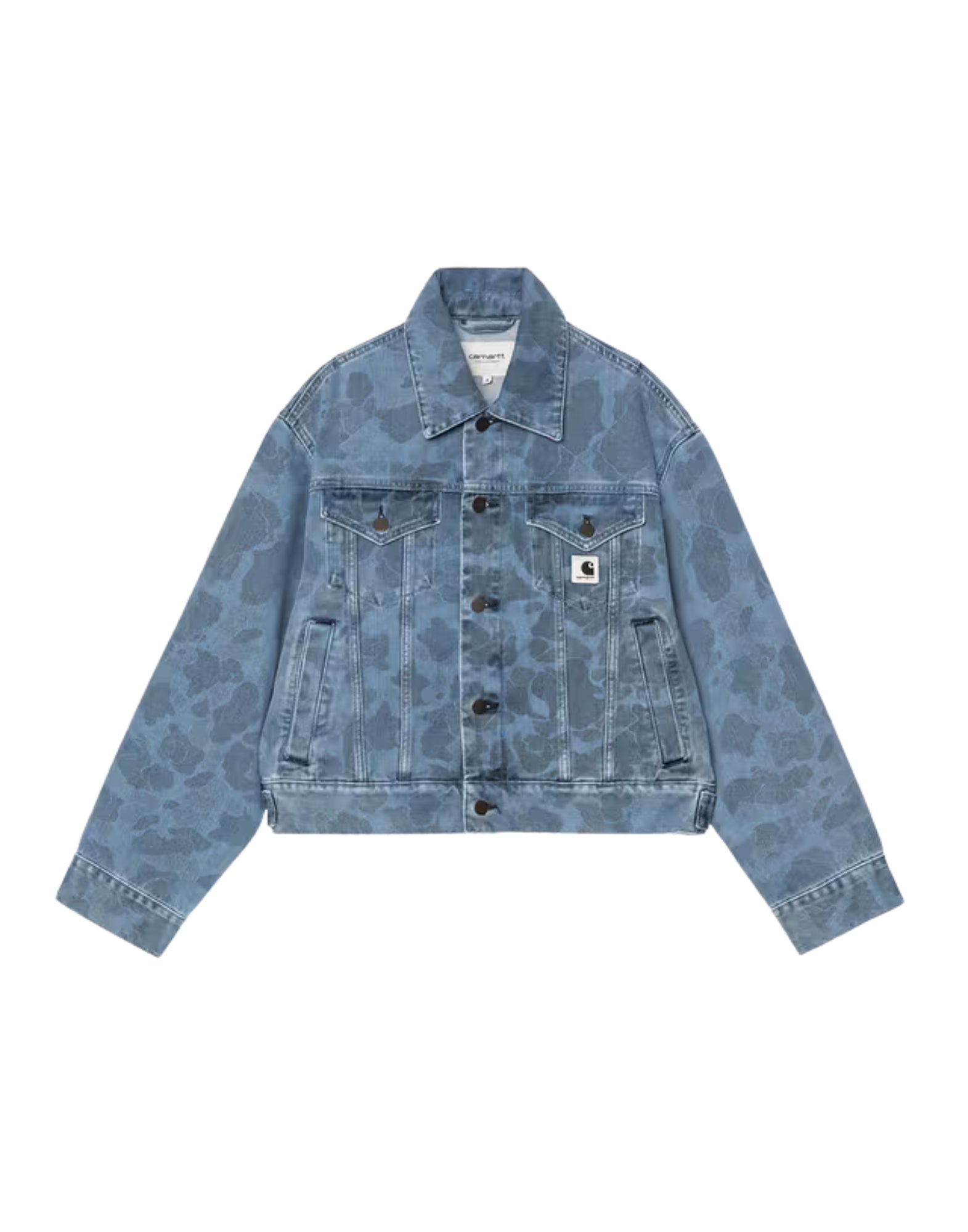 I033890 BLUE CAMO DUCK ORELL JACKET - Giacche - CARHARTT WIP