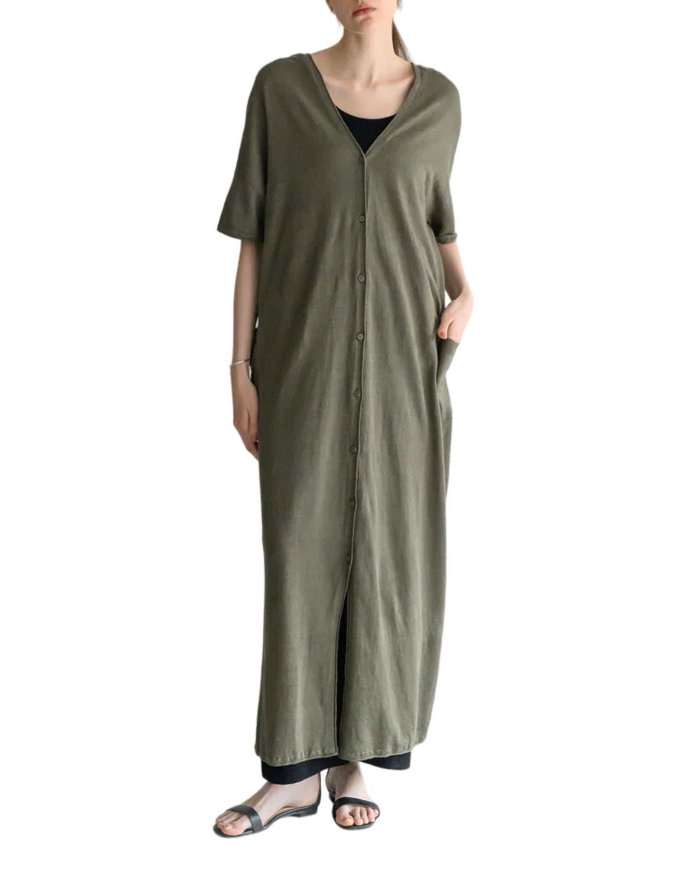 여자를위한 드레스 CT24135 Khaki C.T. 바닷가