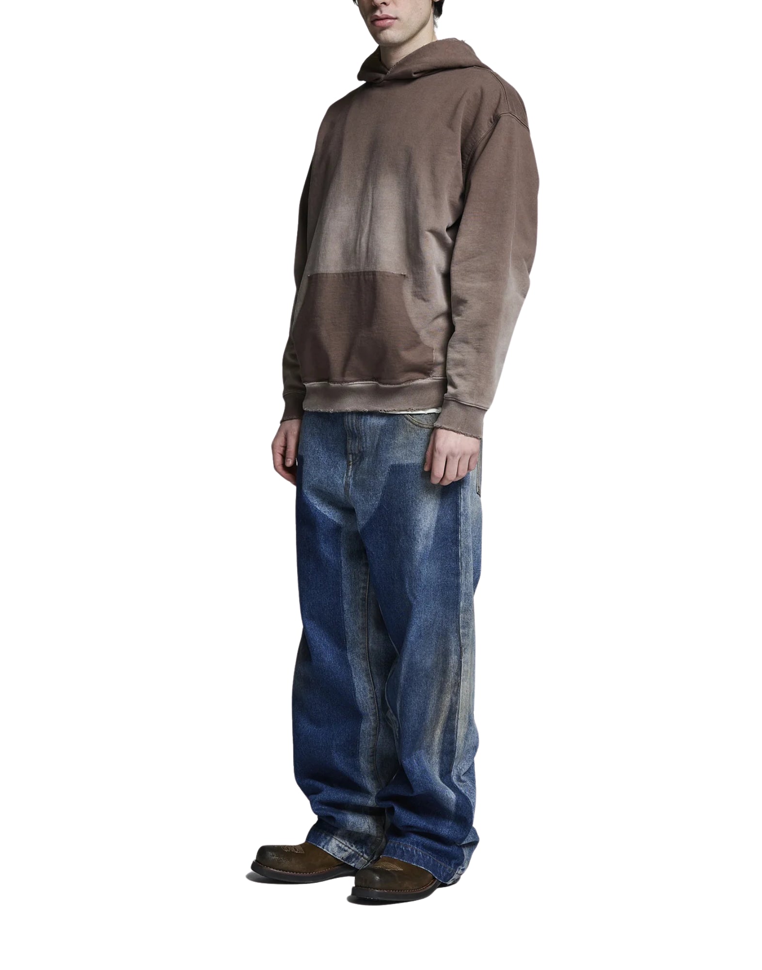 SANTI BROWN HOODIE GALLERIA - FELPA - PAURA