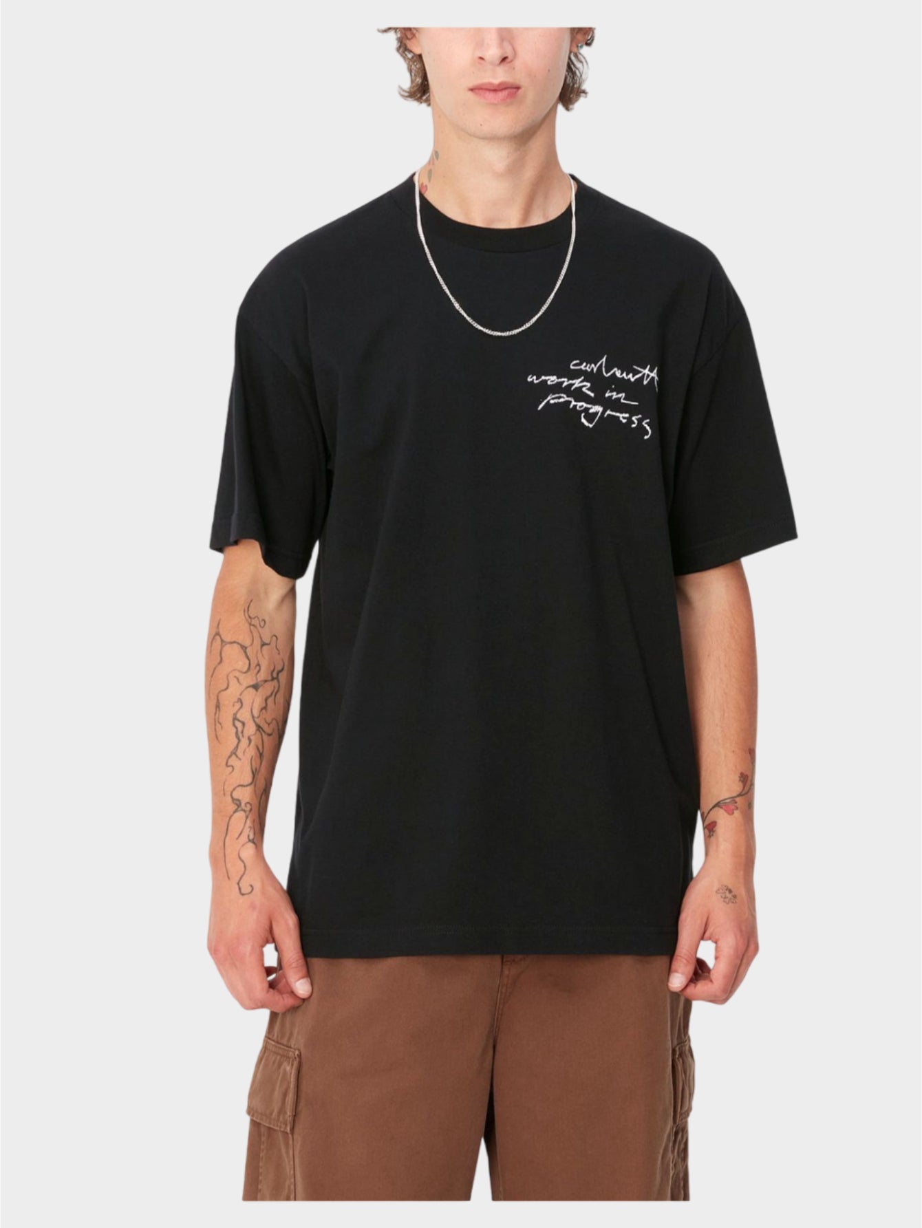 T-shirt man I033960 0D2XX WIP PENCIL BLACK CARHARTT WIP