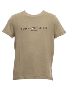T-shirt pour homme MW0MW35186L9F FADED OLIVE TOMMY HILFIGER