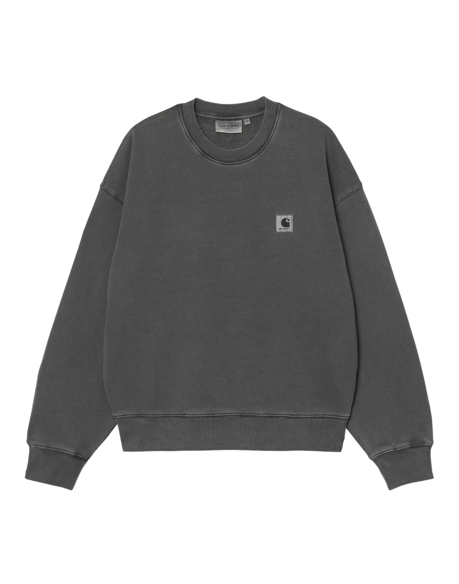 Carhartt WIP W’ Nelson Sweatshirt Black Garment Dyed – Women’s Balloon Fit I029537 89GD