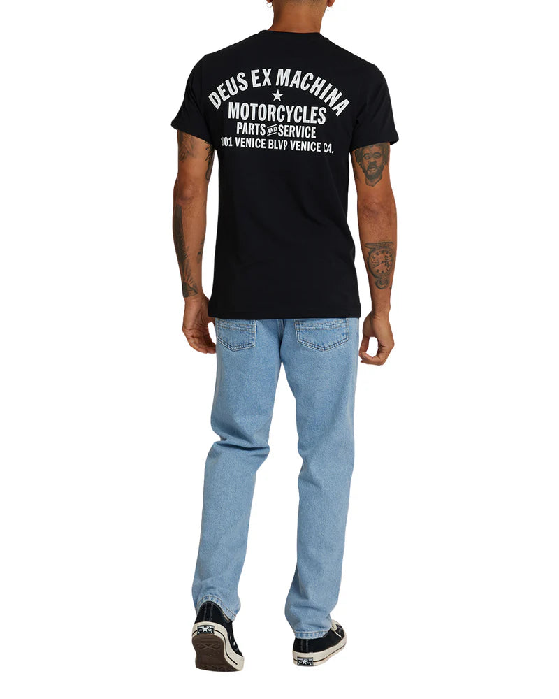 Deus Ex Machina Venice Address Black T-Shirt Men D261MTD124099090