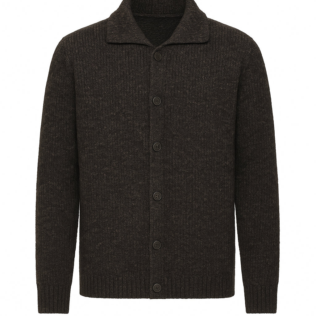 5007 33 BROWN WOOL SHIRT - Maglieria - Fabrizio del Carlo