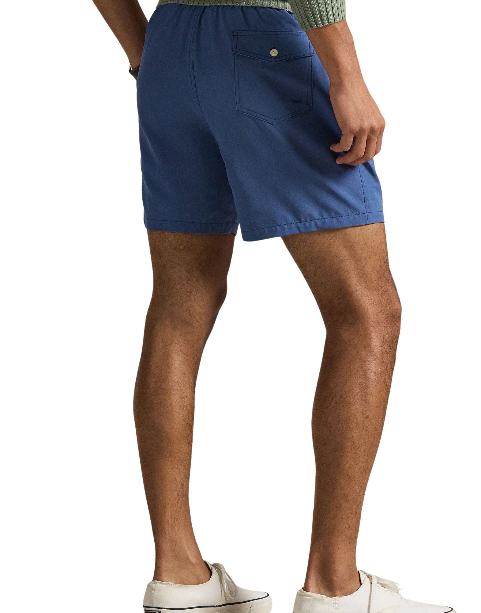 Polo Ralph Lauren 5.75-Inch Traveler Classic Swim Trunk Earth Blue Men’s 710P07272500 DARK BLUE