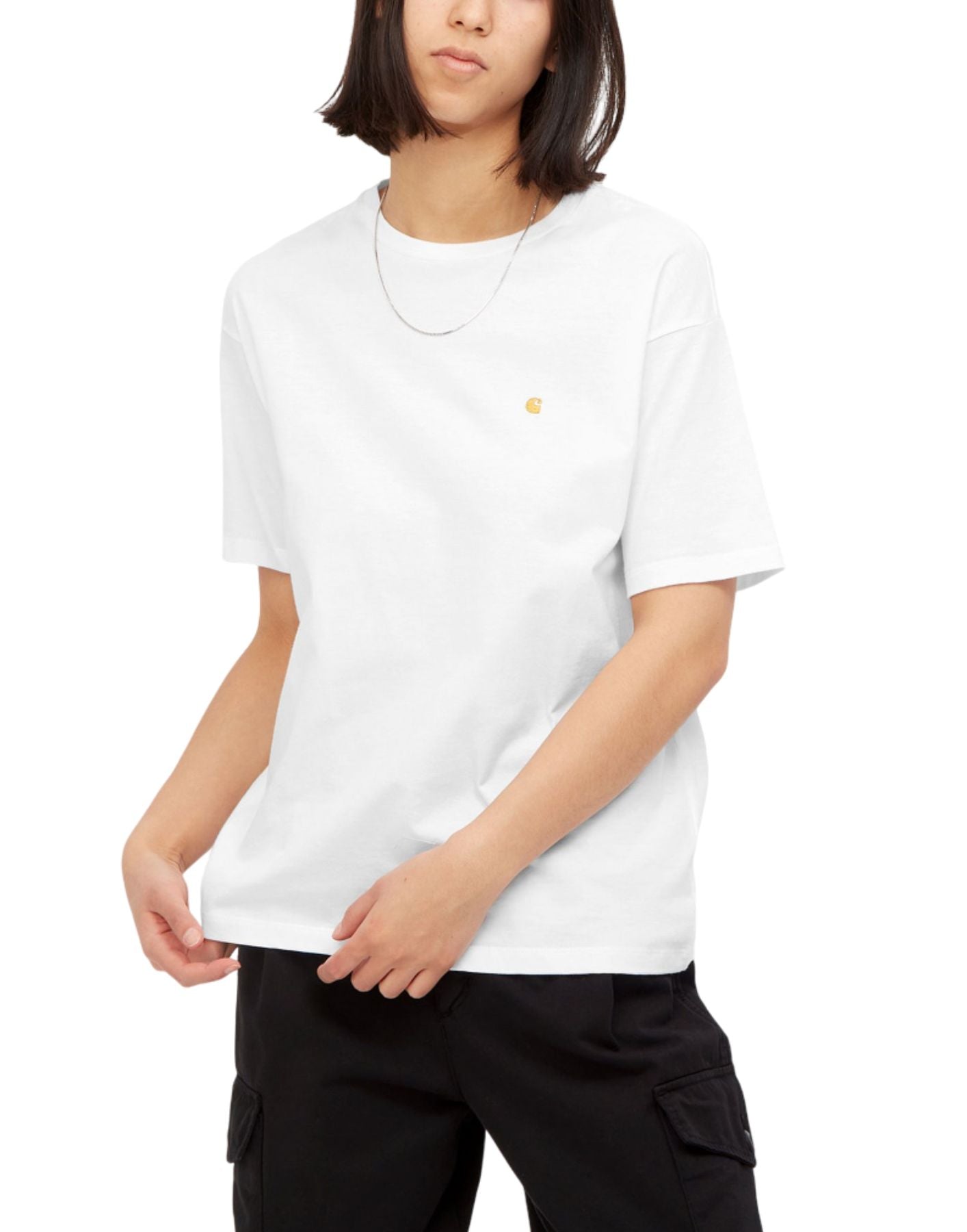 T-shirt femme i033045 00rxx w Chase White CARHARTT WIP