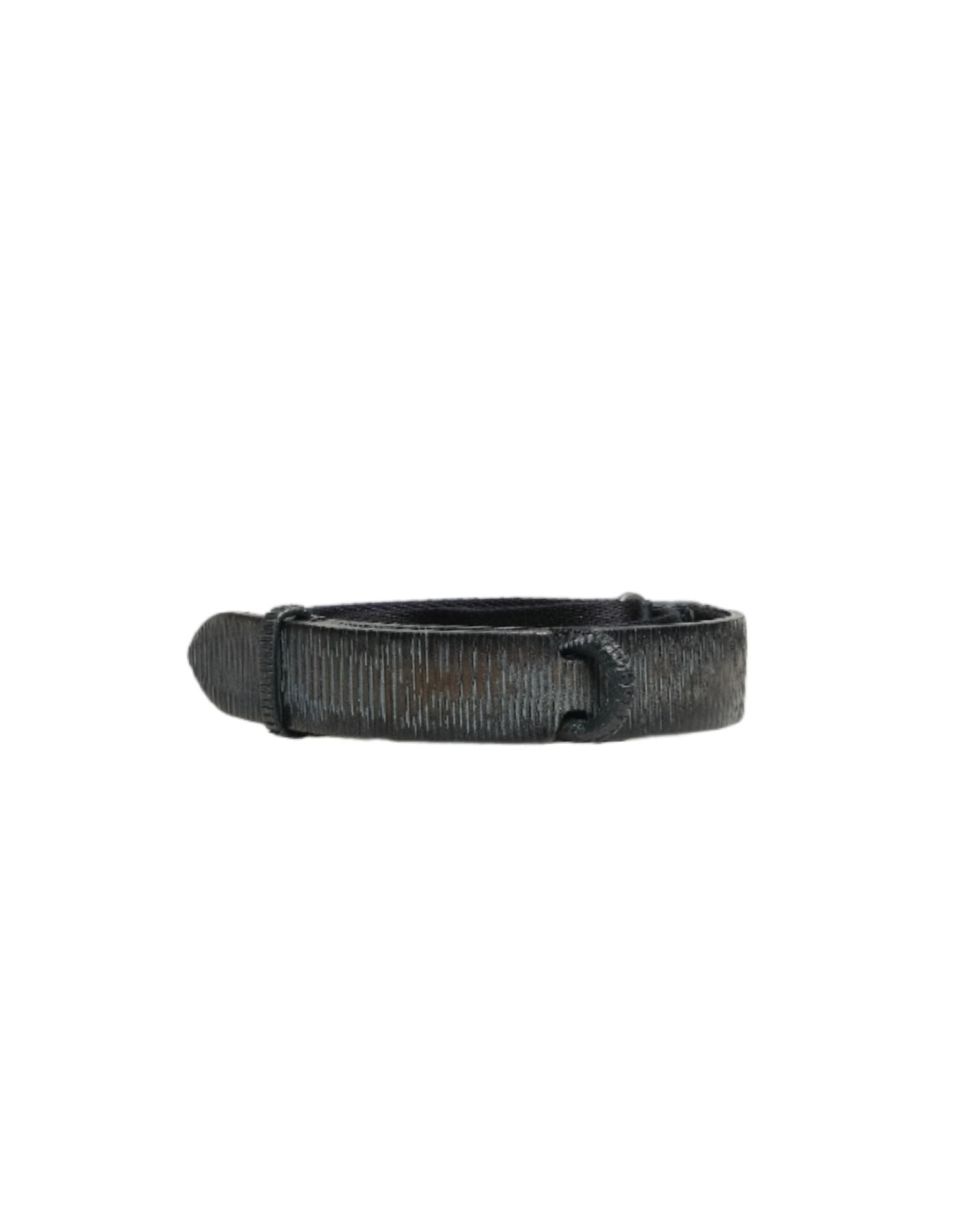 LEATHER BELT NB0098 BLADE BLU BY ORCIANI