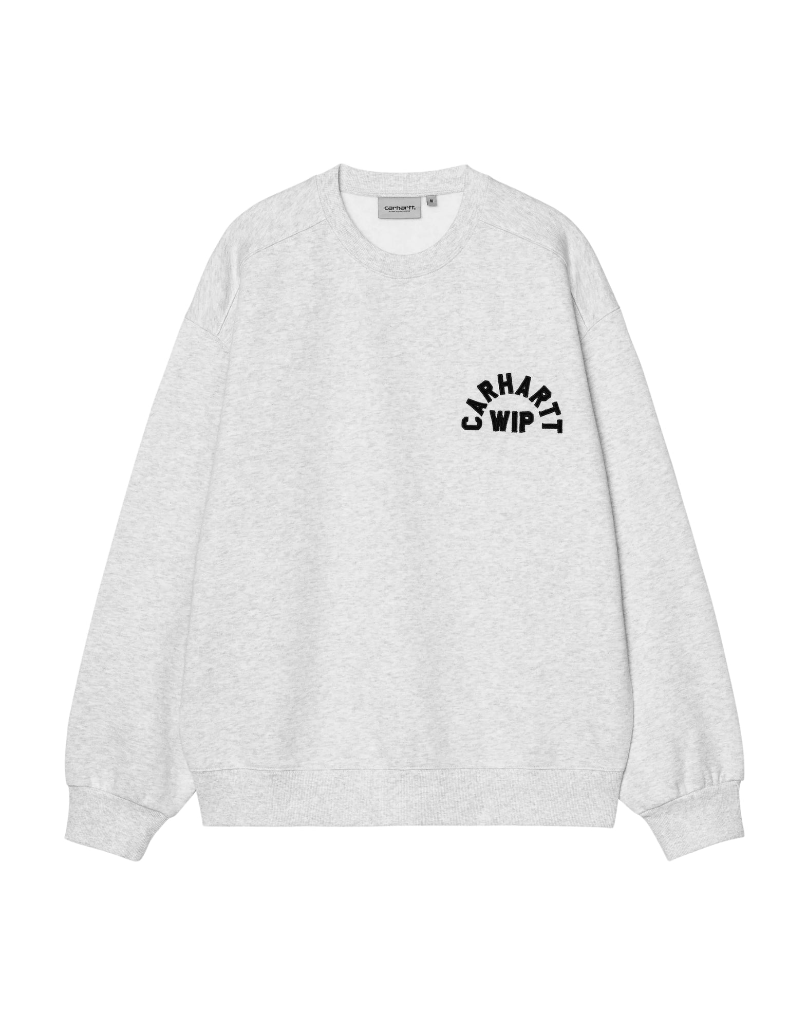 Arch Script Sweat Ash Heather / Dark Navy stone washed