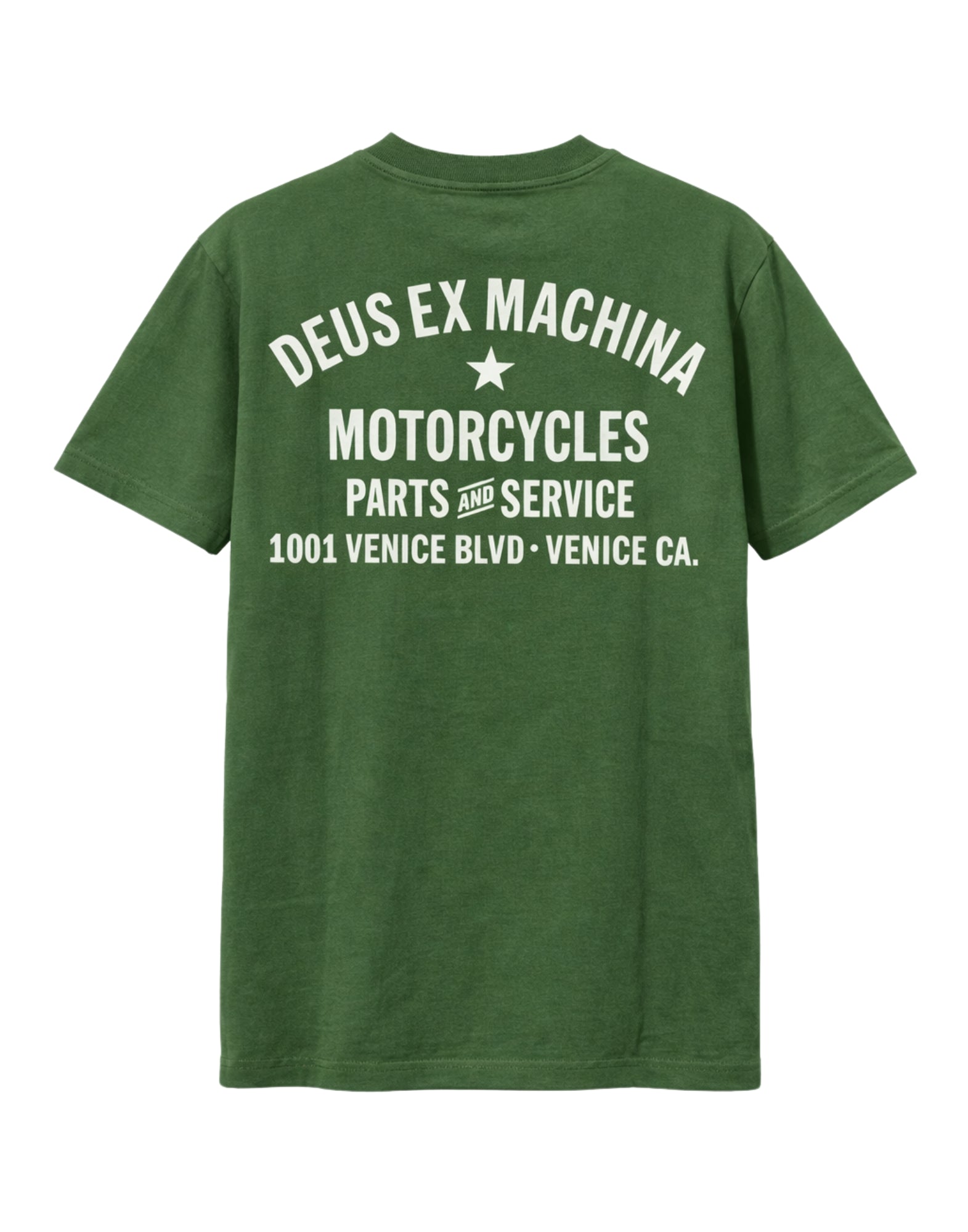 Deus Ex Machina Venice Address Cotton T-Shirt Green Men’s D261MTS124050090
