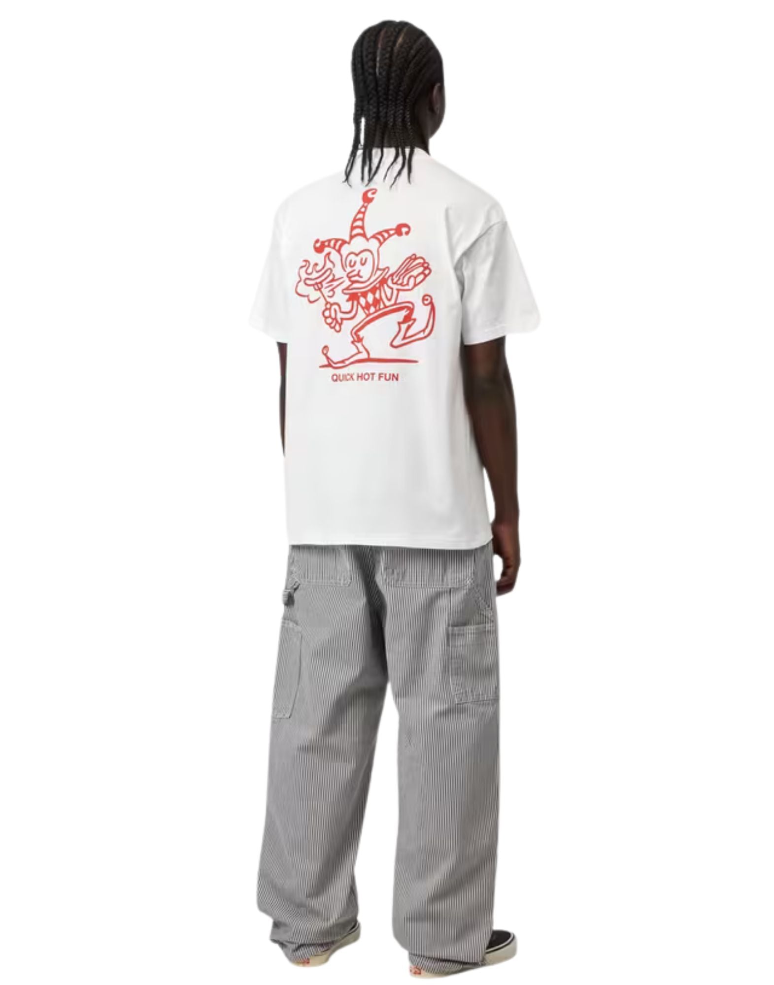 Carhartt WIP S/S Harlekin BBQ T-Shirt White Men’s I036245 02.XX