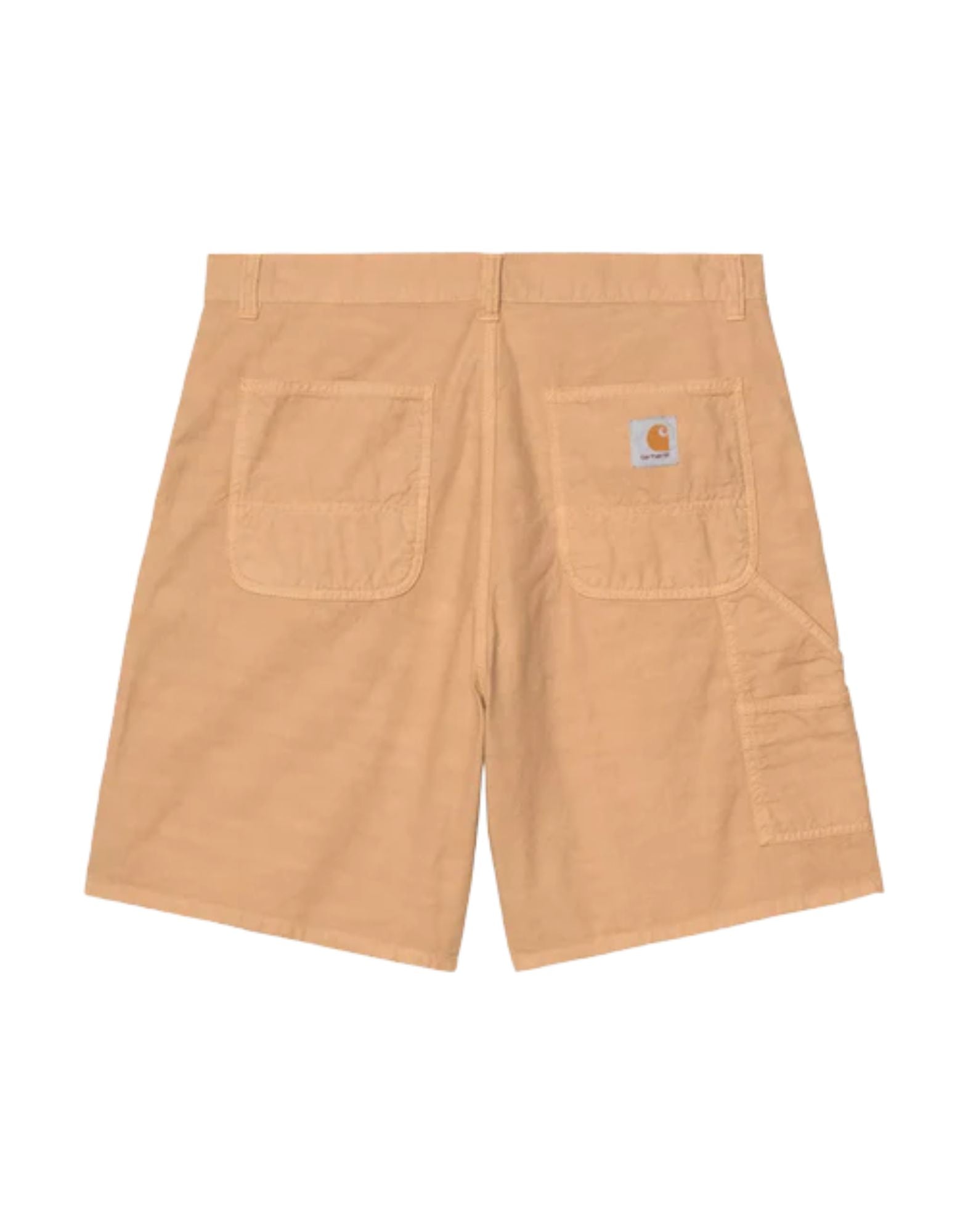 Carhartt WIP Walter Single Knee Short in Garment-Dyed Cotton Canvas Dusty H Brown for Men I034797 07E40