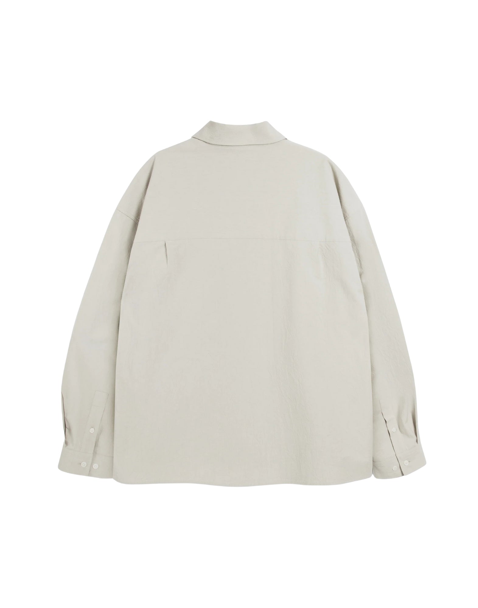 YMC Wray Shirt Stone Men’s | 100% Cotton Long Sleeve P2AAP 10 STONE