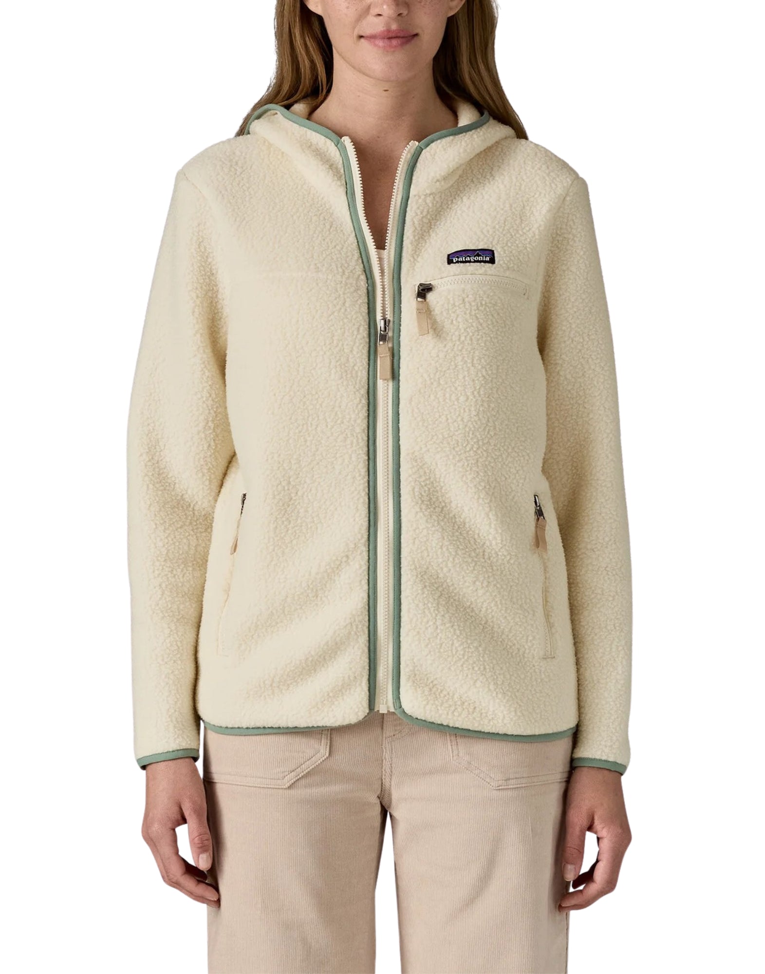 22806 NTLE NATURAL RETRO PILE HOODY - Giacche - Patagonia