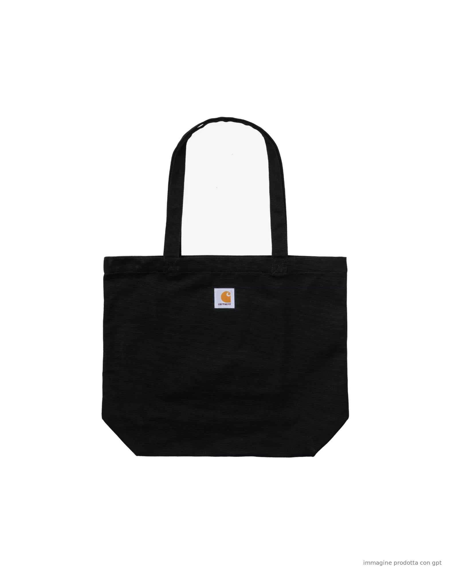 Canvas Graphic Tote Spoiled Print, Black