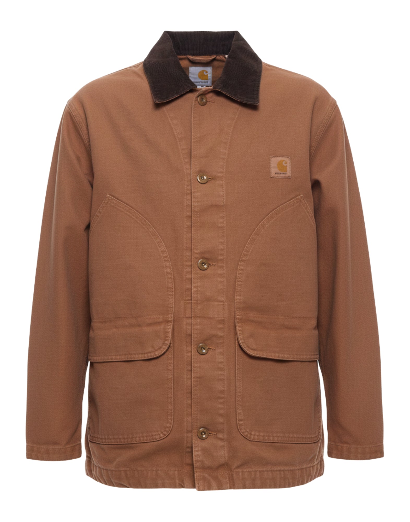 Carhartt WIP Prescott Coat Men’s Oversize Cotton Jacket Hamilton Brown Tobacco I036983 00S.GD