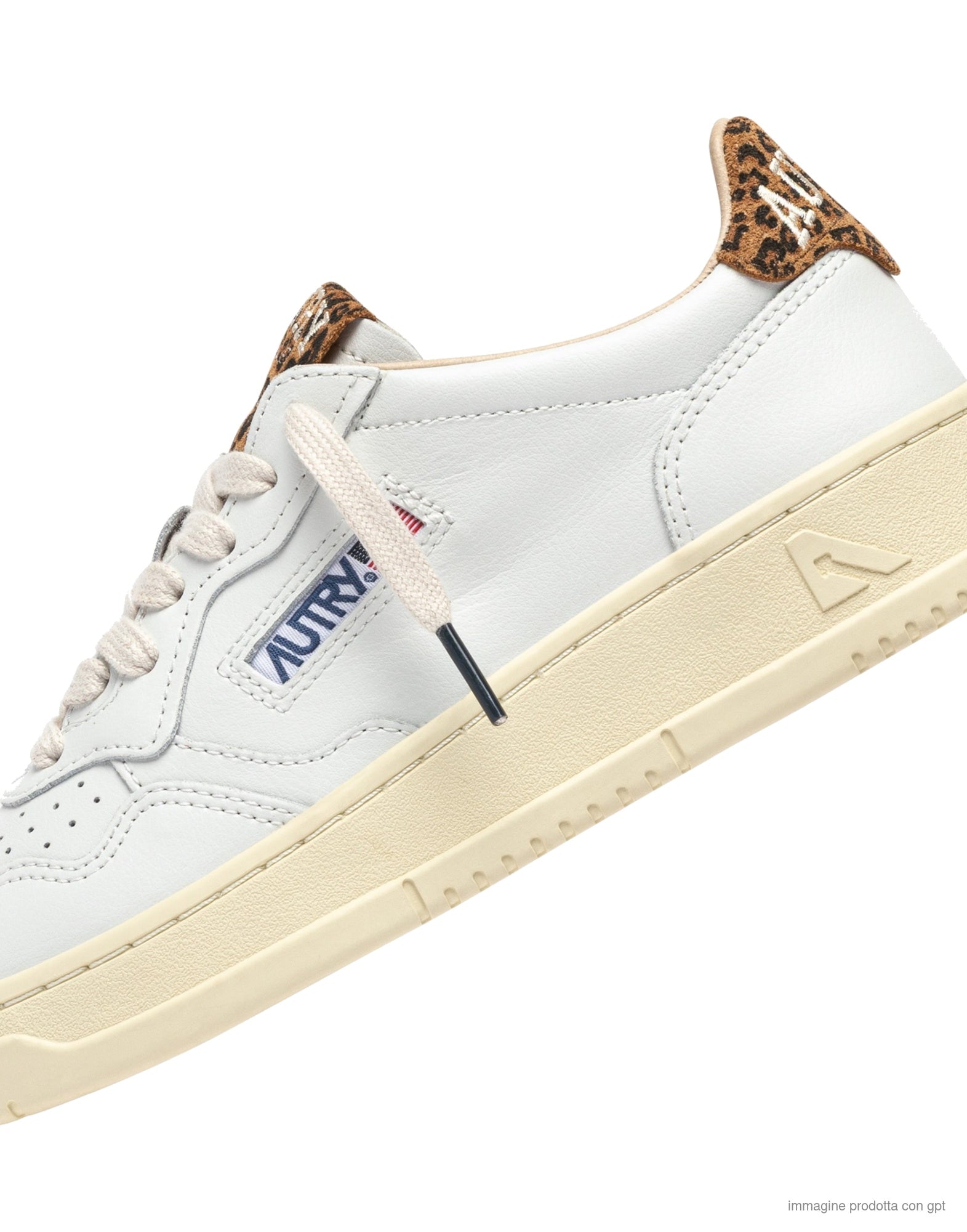 Medalist low White/Leoprint