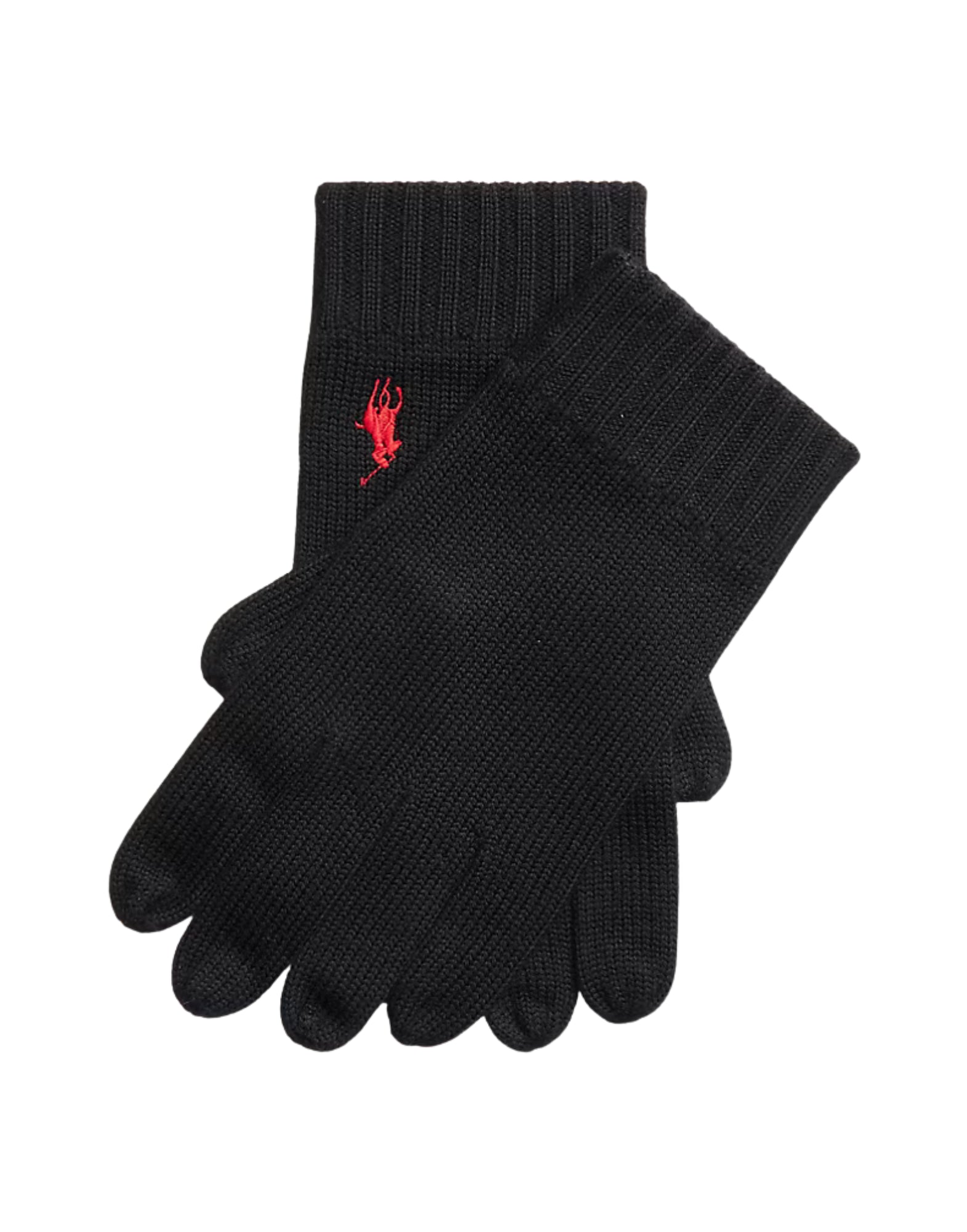 710886135001 Schwarze Wollhandschuhe - Guanti - Polo Ralph Lauren