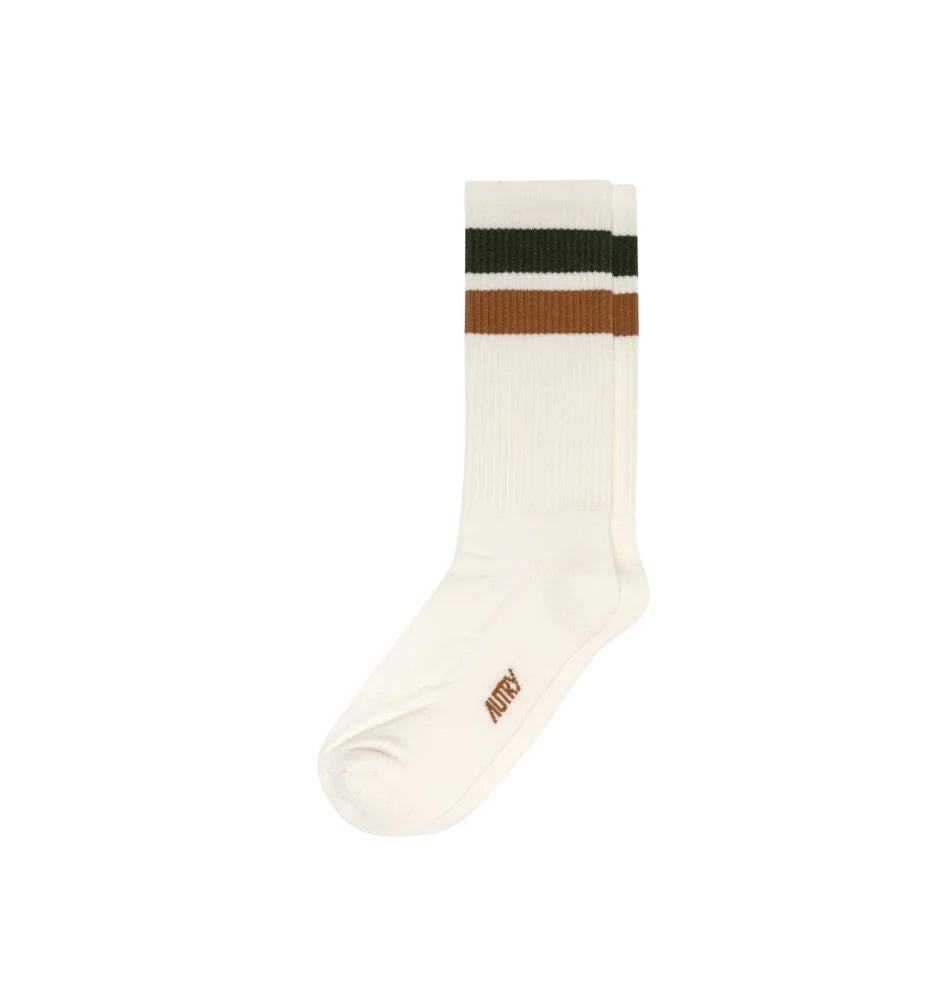 Socks unisex SOPU R8S3 SOCKS MAIN UNISEX CREAM/WALNUT Autry