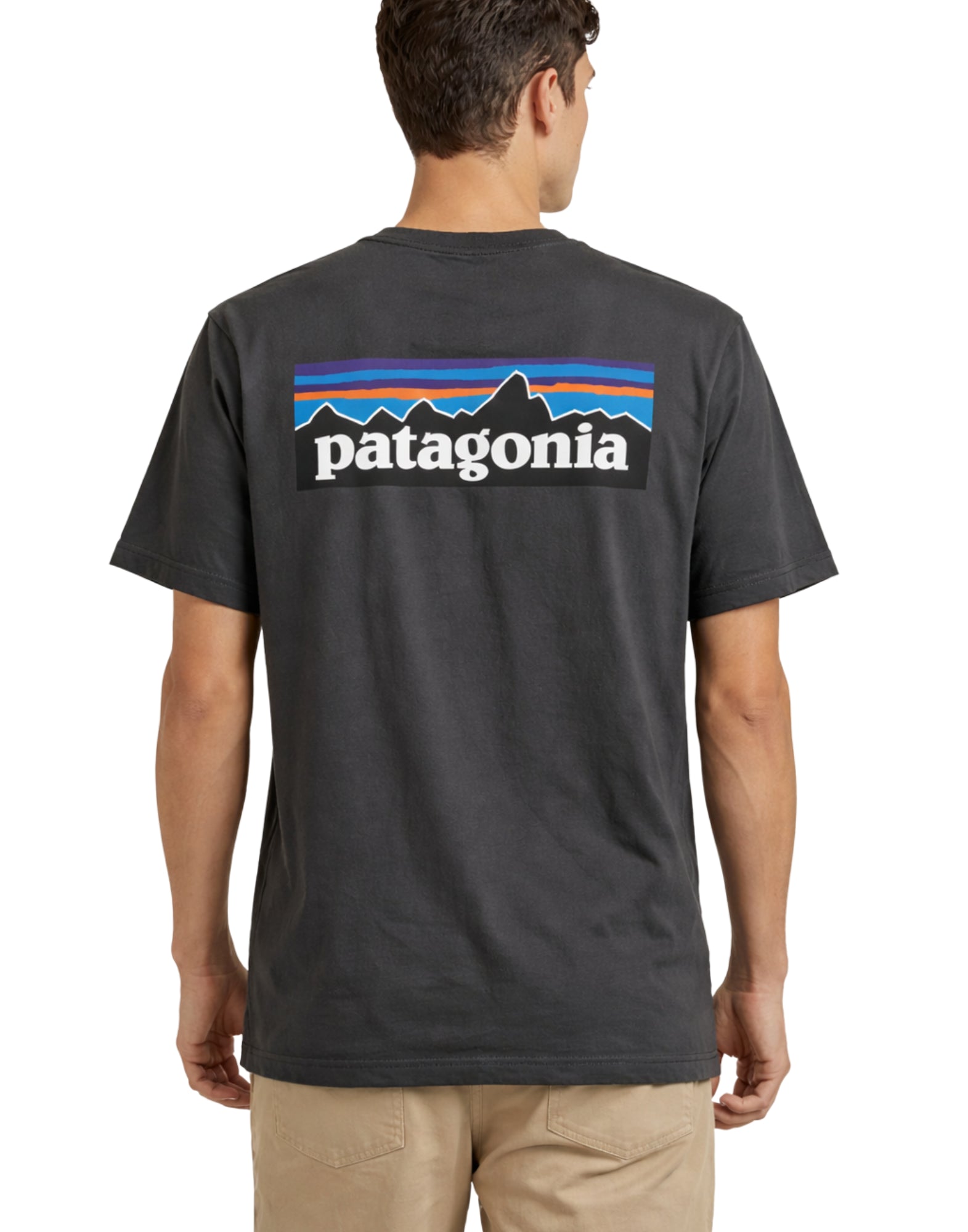 Patagonia P-6 Logo Responsibili-Tee Black Men’s 37882 INBK