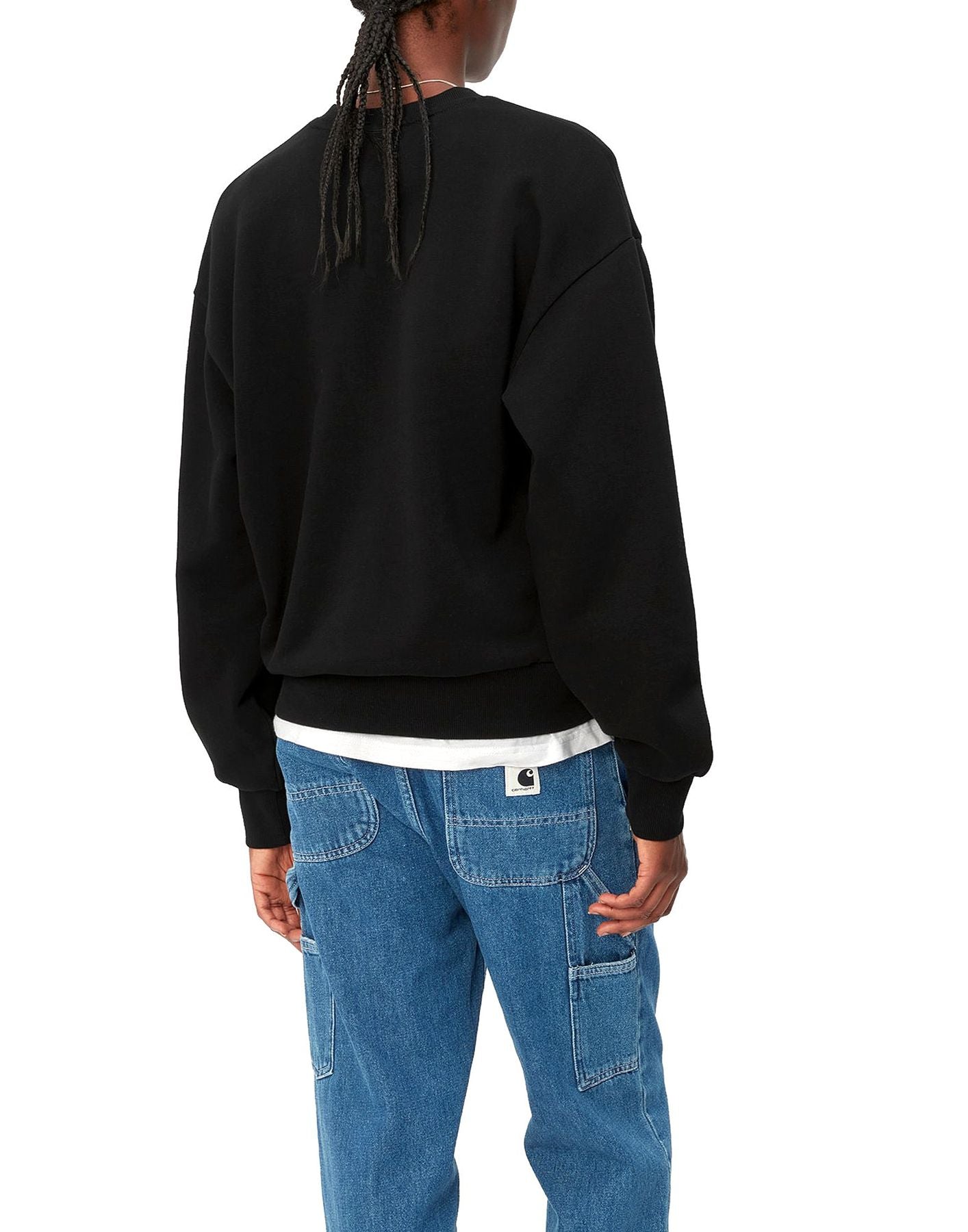 Sweatshirt woman I032643 0M4XX W CASEY BLACK CARHARTT WIP