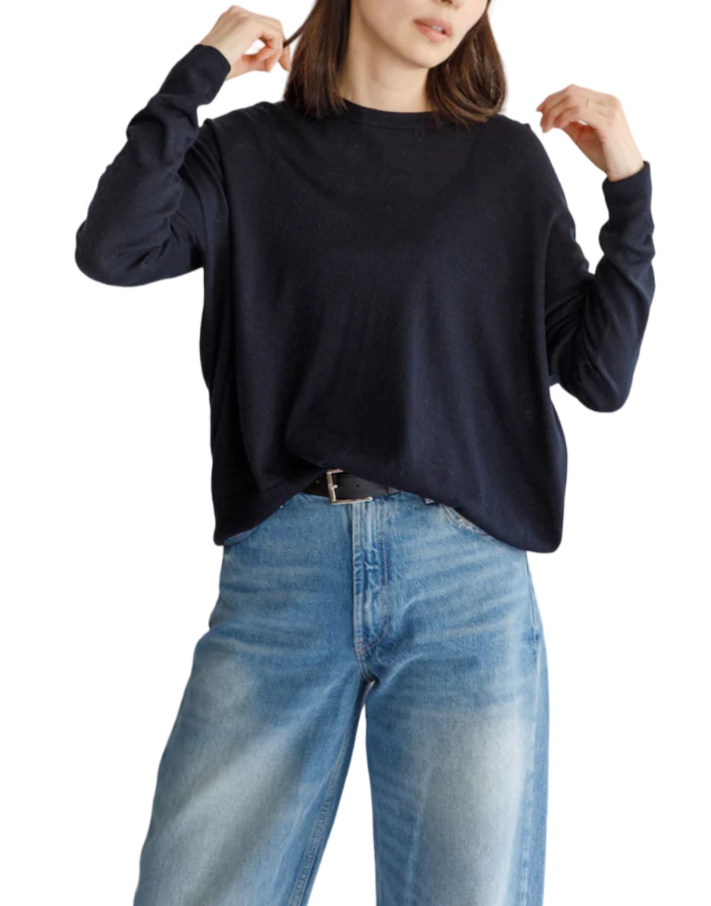 Sweater for woman CT24116 BLACK NAVY C.T. plage