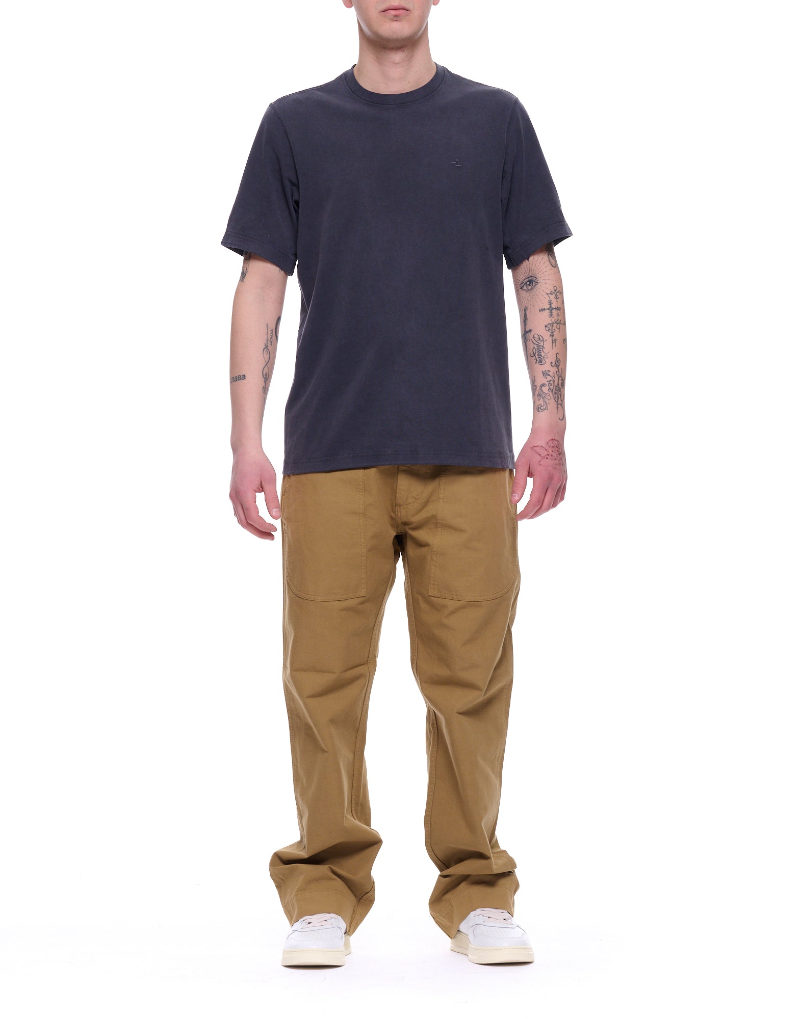 East Harbor Surplus Logan Pantalones de algodón caqui Hecho en Italia LOGAN 321 KHAKI