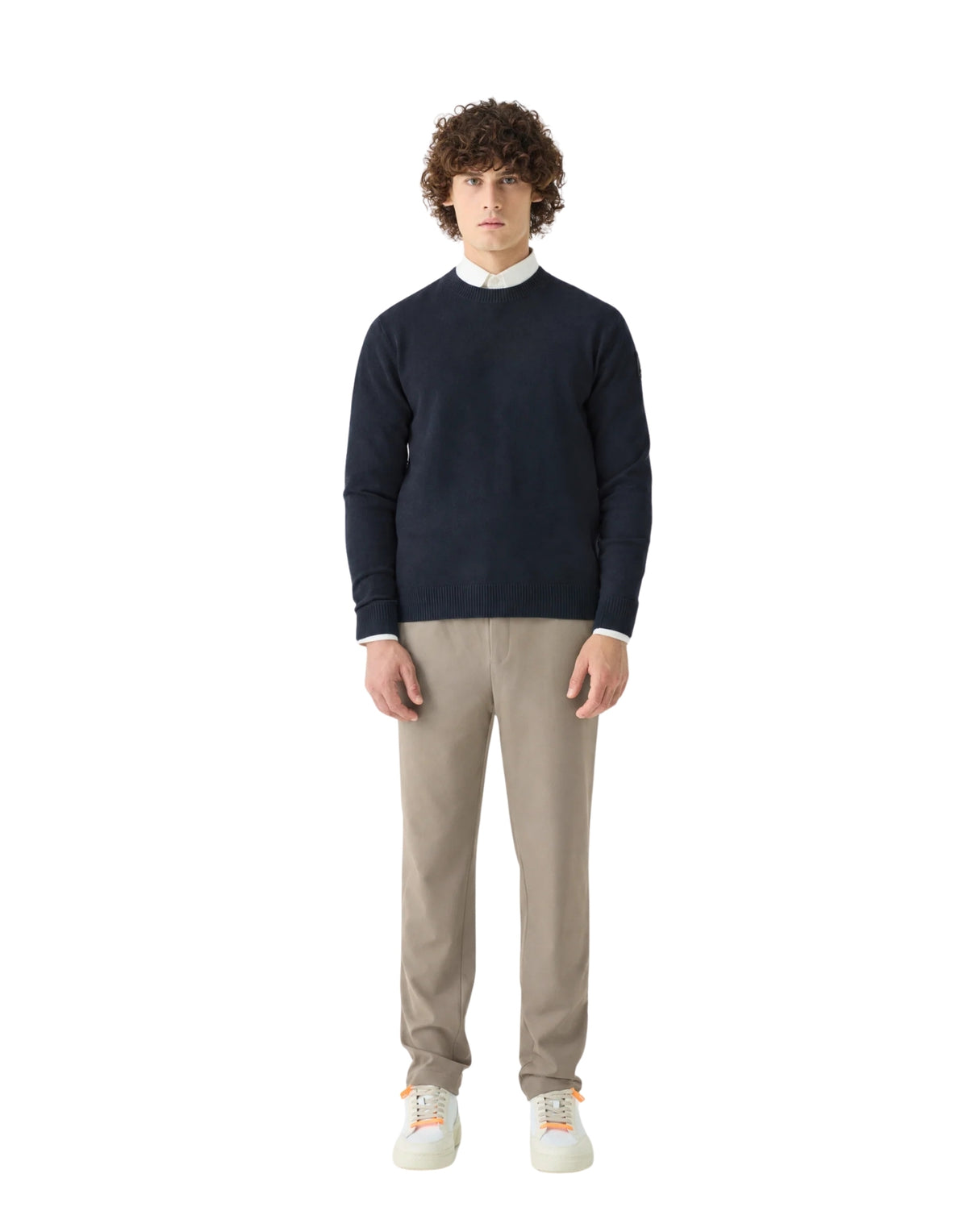 Carlos Tag Sweatshirt Dark Blue