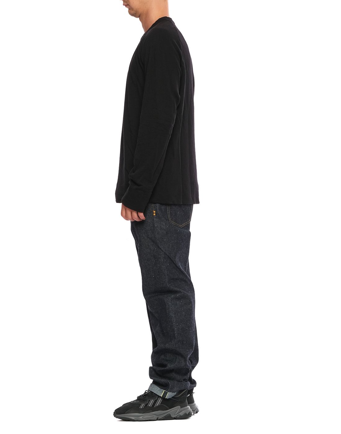 Sweatshirt man MXA3278 BLK JAMES PERSE