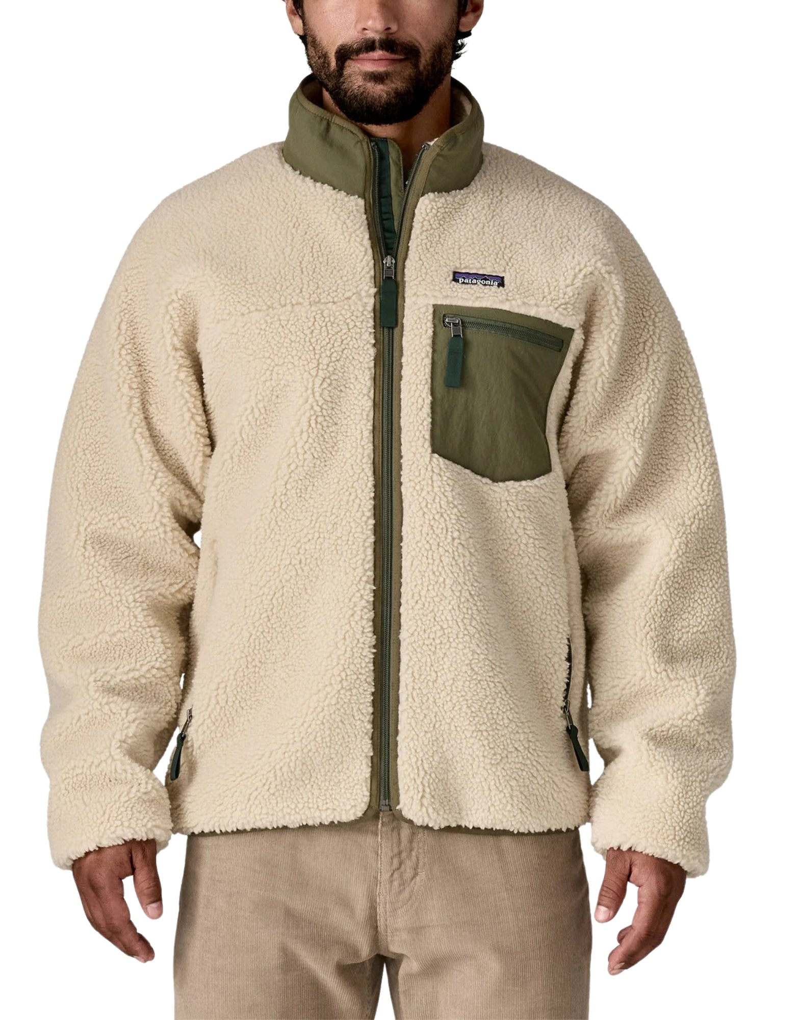 23057 DNBA White Classic Retro Stapeljacke - Giacche - Patagonia