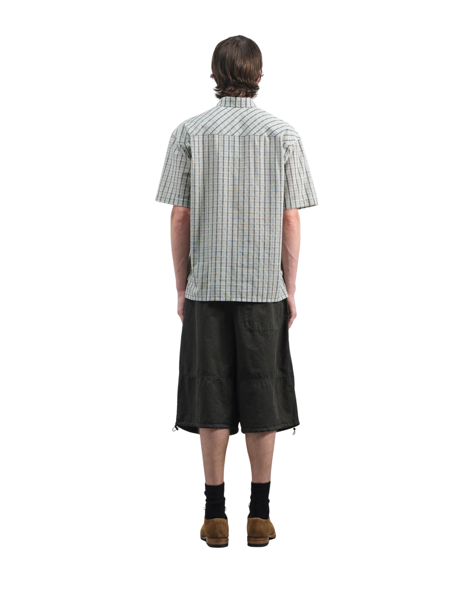 MC You Must Create Salba Short Garment Dyed Dark Green Unisex U9AAC SALBA 30 GREEN