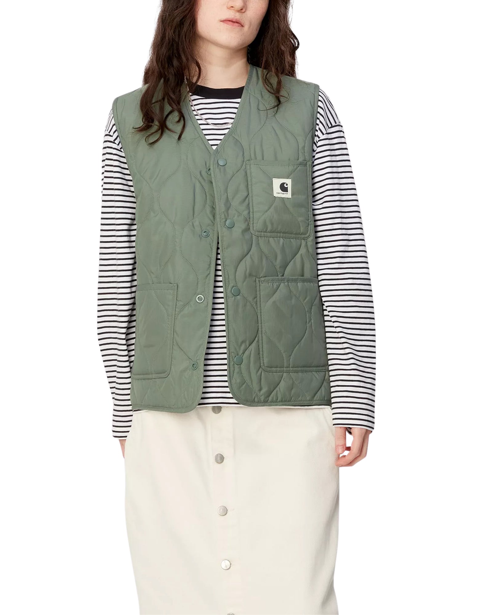 Vest woman I032991 1YFXX SKYLER VEST PARK CARHARTT WIP