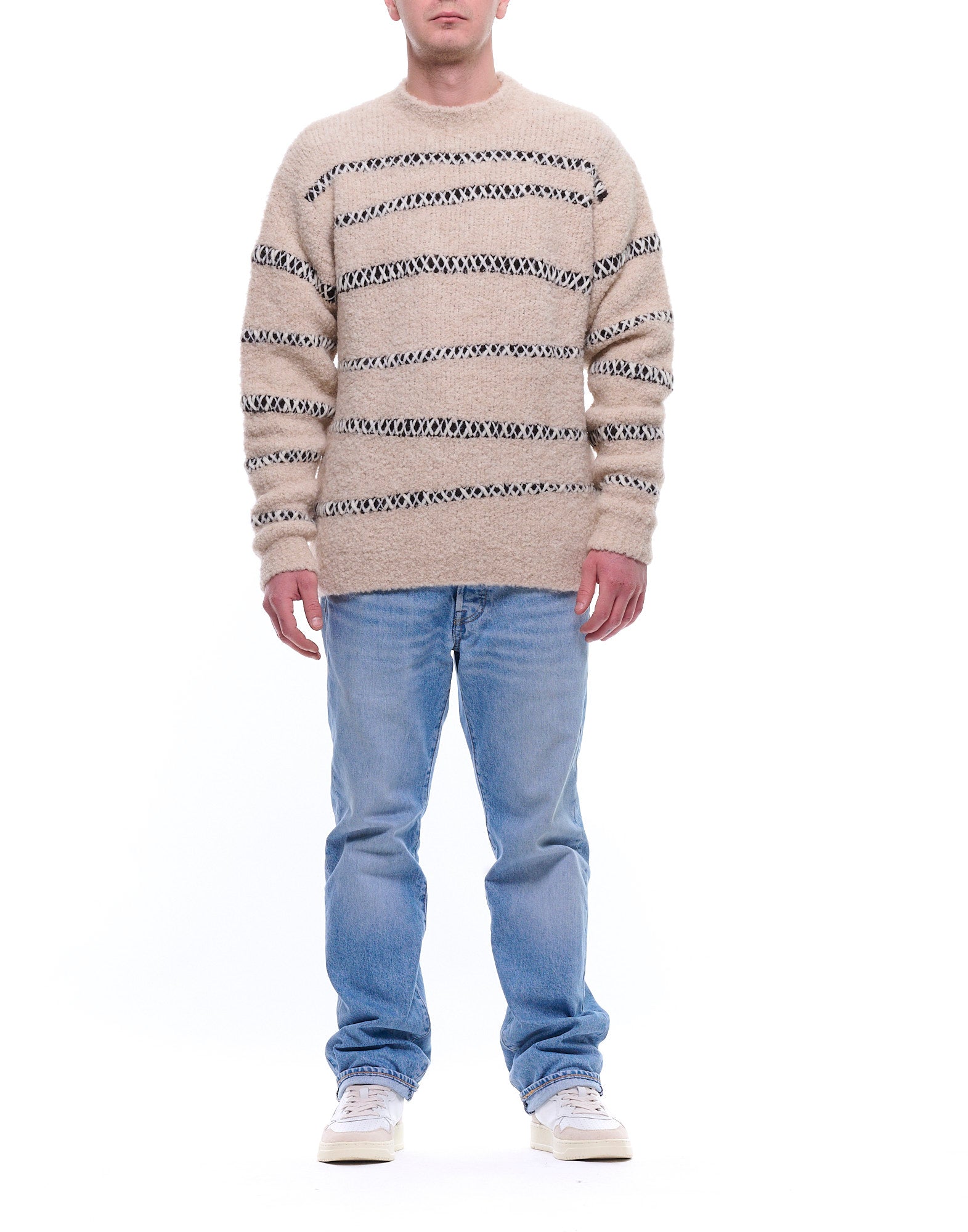 AI25AFU46 00050 GIROCOLLO P. CROCE BOUCLE - Maglieria - Atomofactory