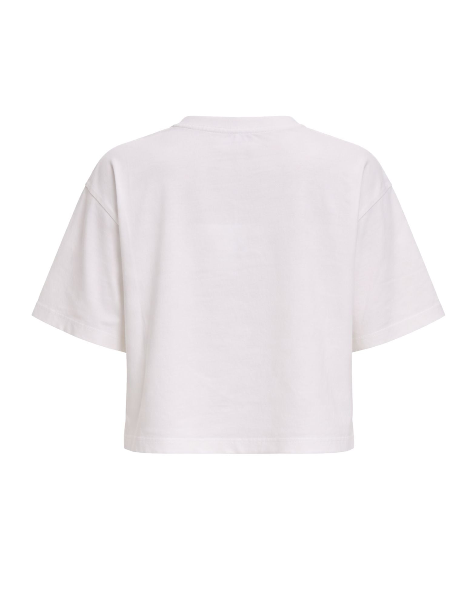 Hevò Morigino White Cotton T-Shirt Women 040 MORIGINO W L700 0601