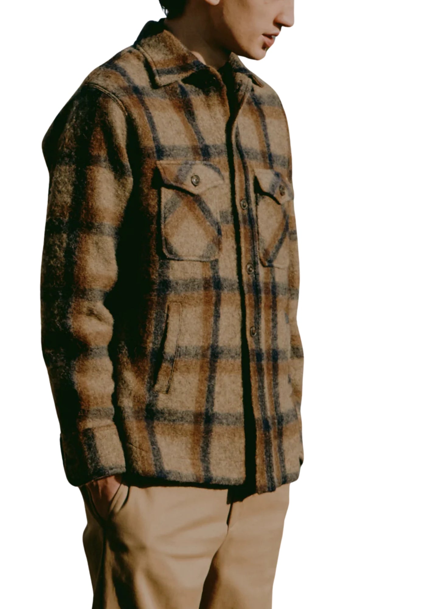 MHM QU2 WOOL SQUARED SHIRT - Camicie - Tintoria Mattei