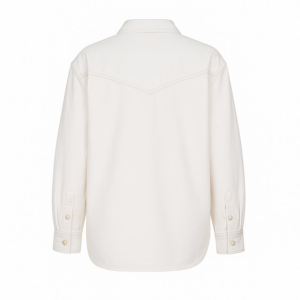 A73557 1500 MLSKE WHITE SHIRT MILKSHAKE - giacca - Agolde