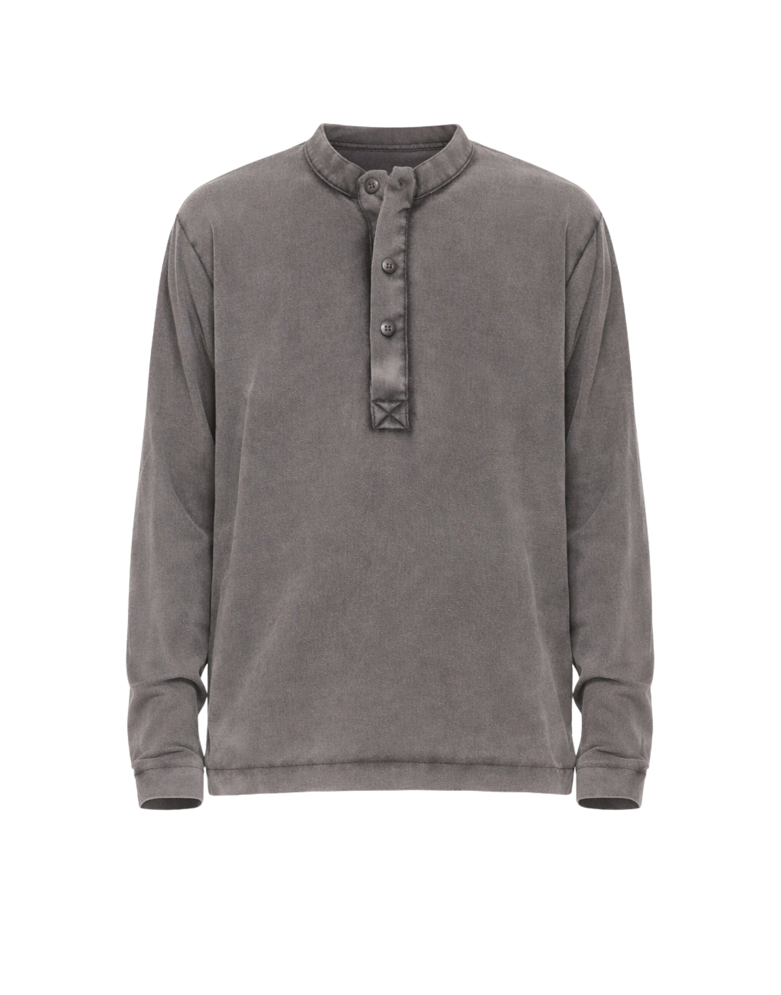 Atomofactory Men’s Brown- Grey Serafino T-Shirt PE25AFU26 MARRONE