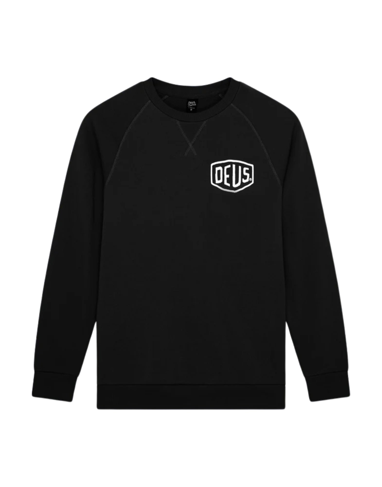 48259D BLACK SWEATER VENICE ADDRESS - FELPA - DEUS