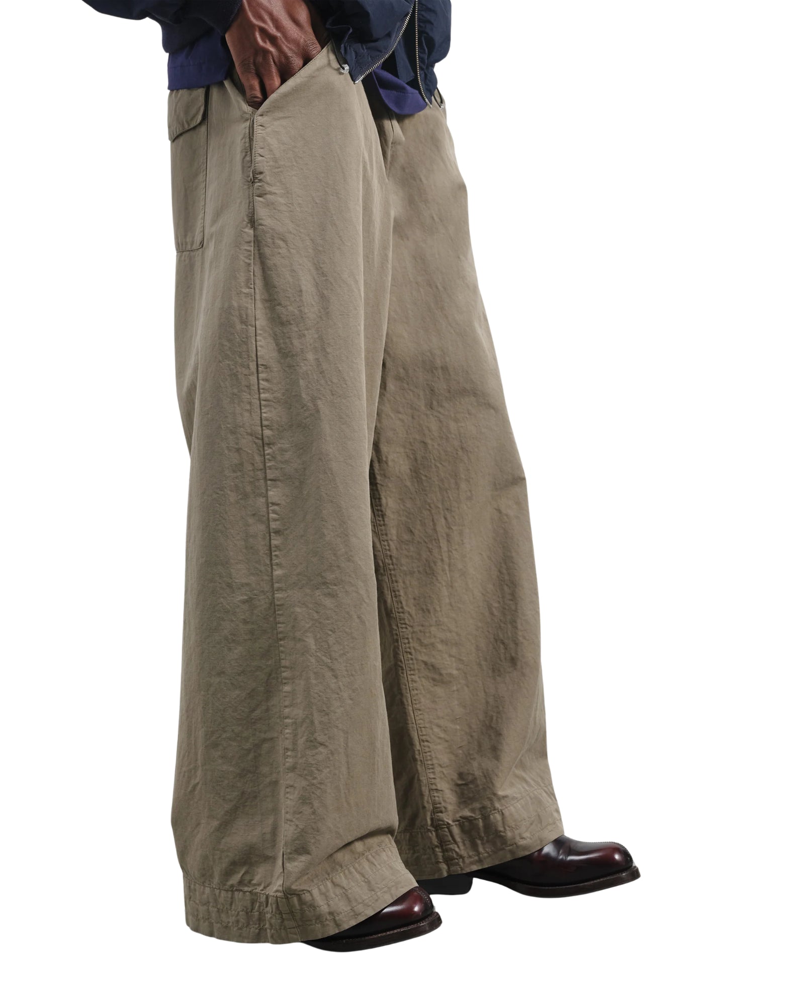 YMC You Must Create Envelope Trouser Stone Unisex U4AAB ENVELOPE 10 STONE