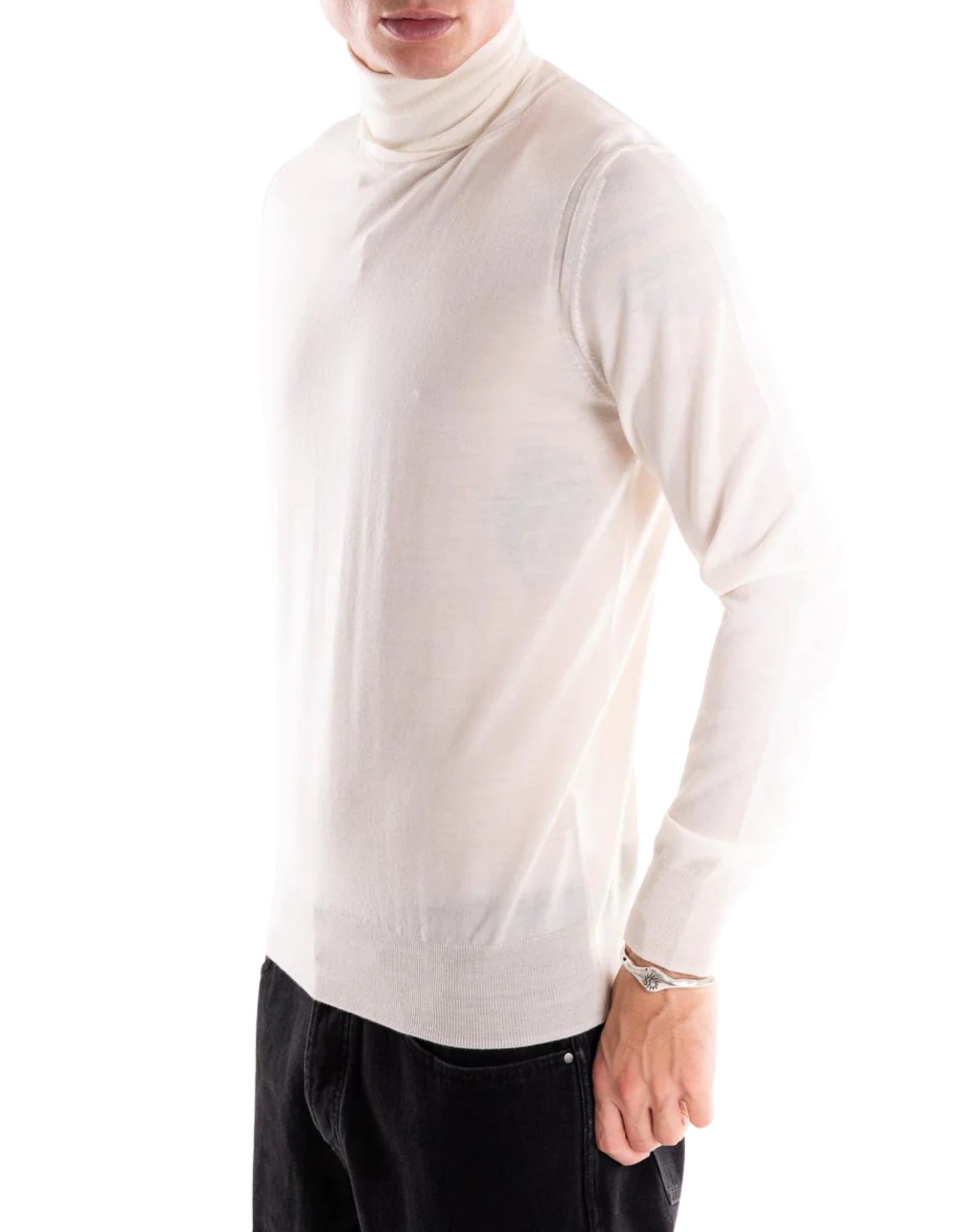 A034-1342 BEIGE SWEATER - Maglieria - Paolo Pecora