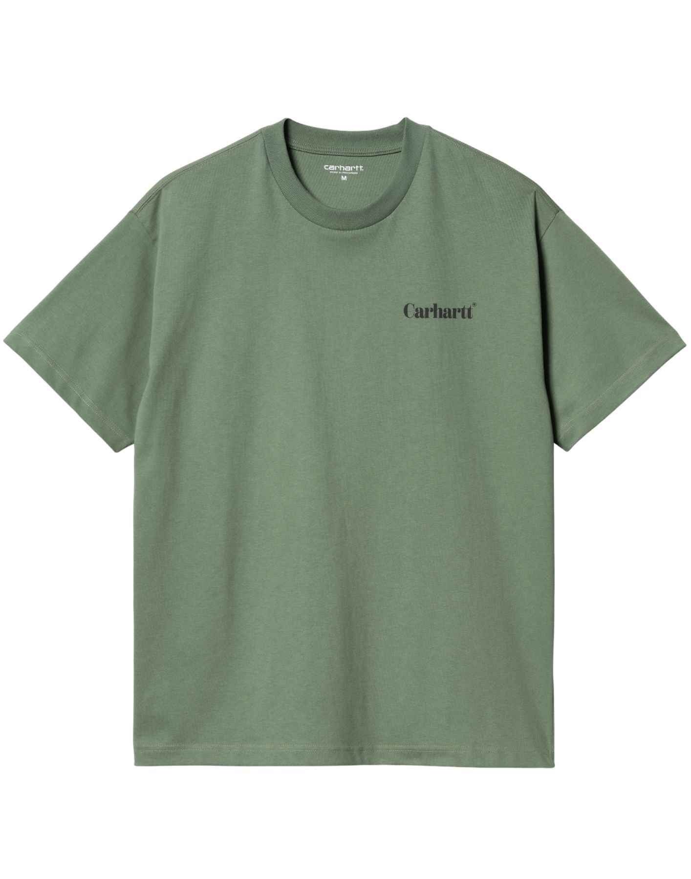 Maglietta uomo I033967 29NXX FOLD DUCK GREEN CARHARTT WIP