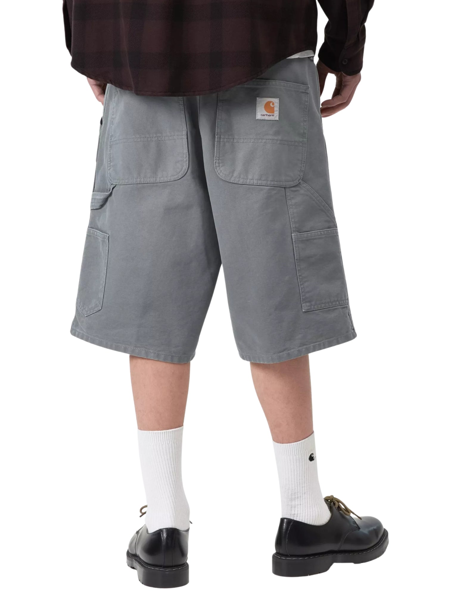 Carhartt WIP Genou simple Short in Dearborn Canvas Cozy Blue – Homme I034797 3IT4O