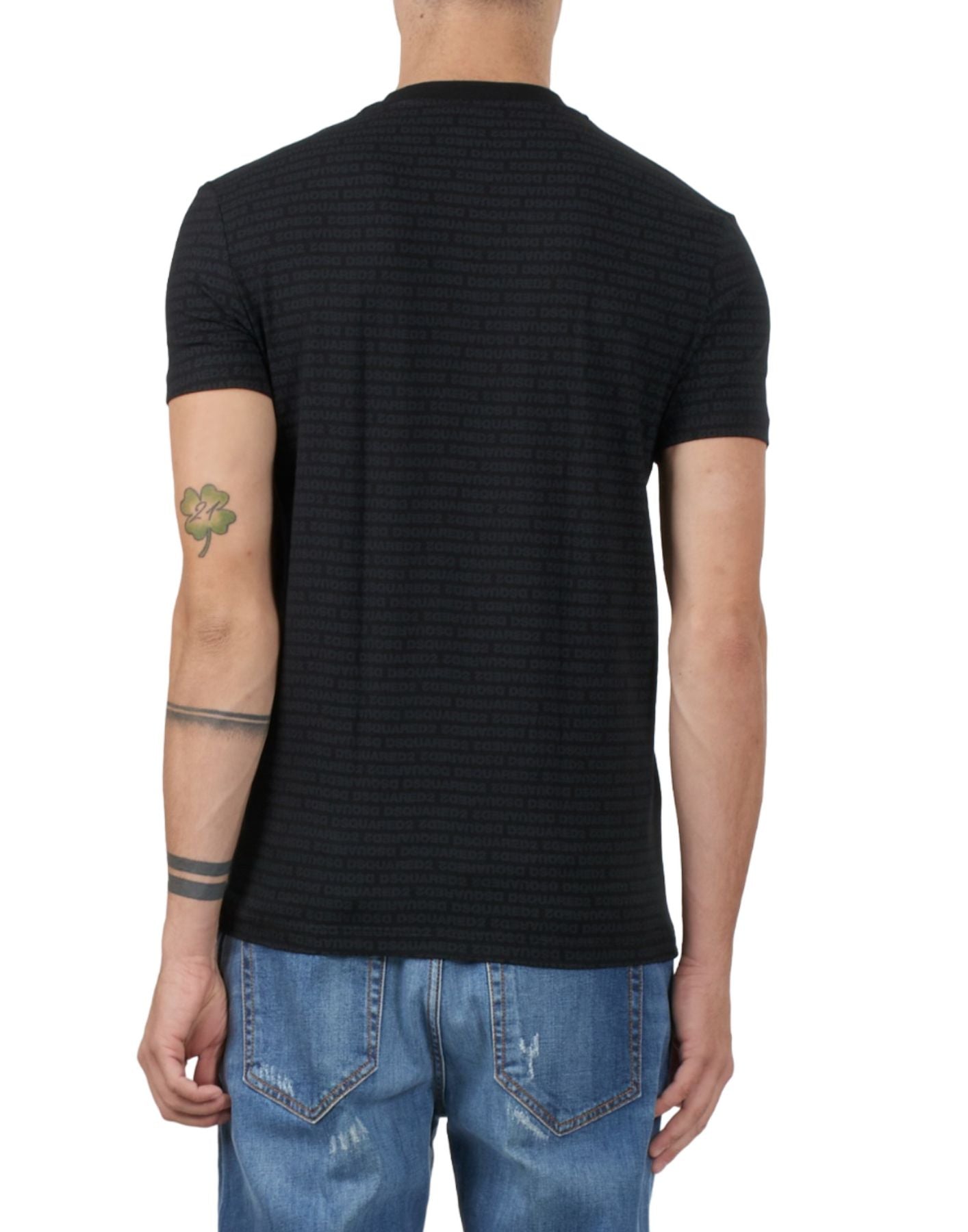 T-shirt man D9M205510 001 BLACK DSQUARED2