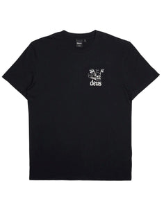 Camiseta para hombre DMS241663C Negro Deus Ex Machina