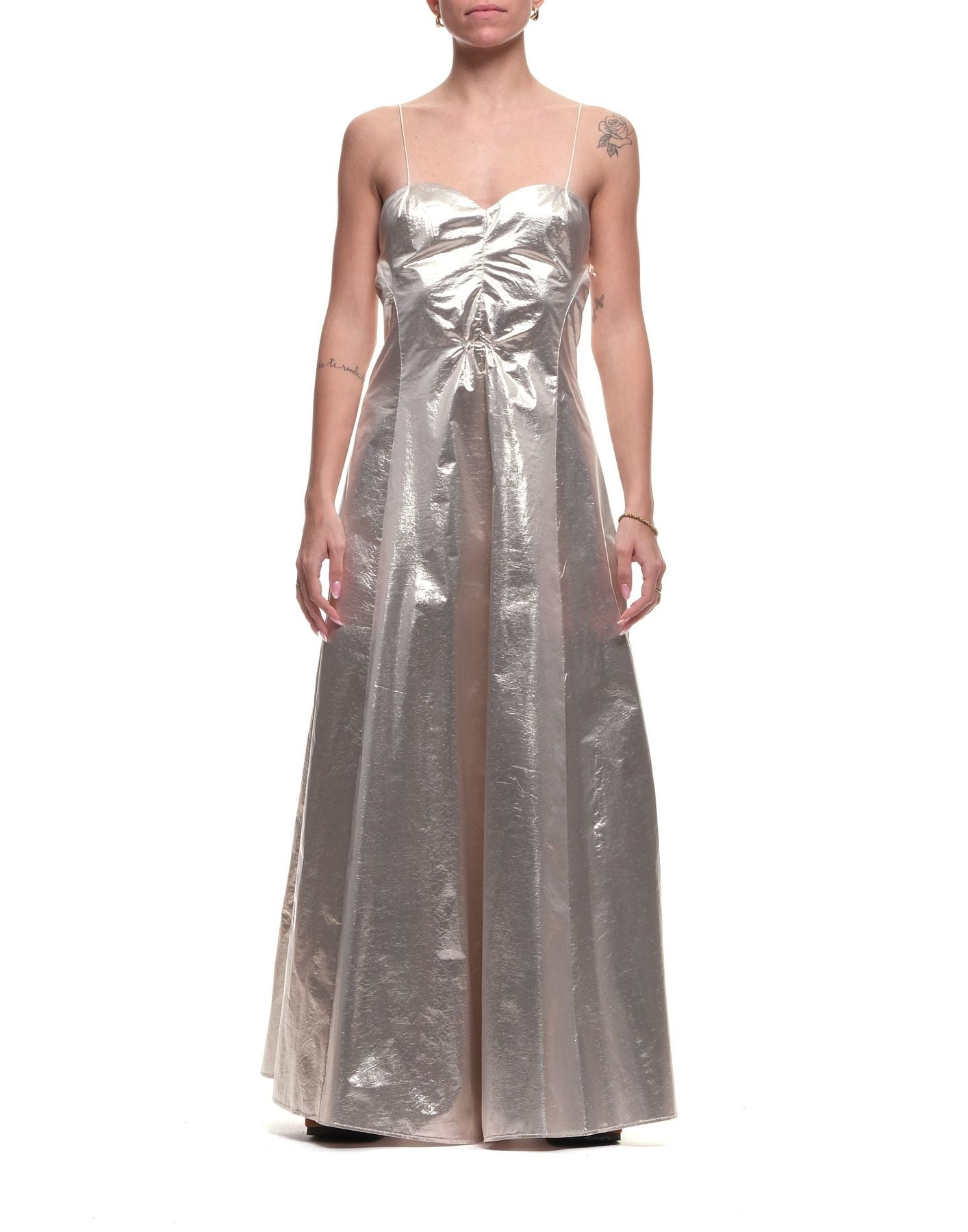 Robe pour femme 12324 ma robe argent FORTE_FORTE