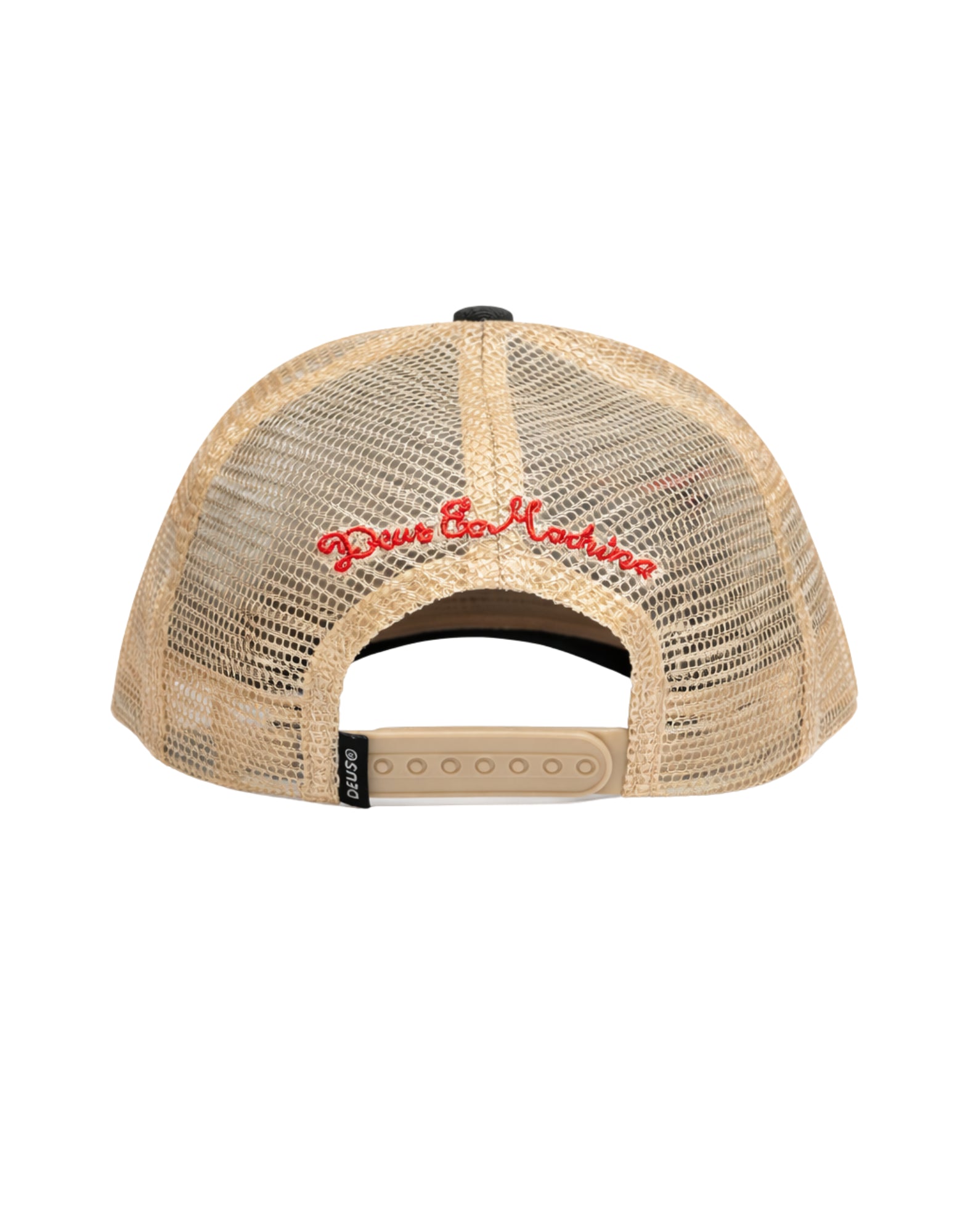 Deus Ex Machina Slapstick Trucker Cap with Embroidered Logo Black Men’s D261MHA552099800