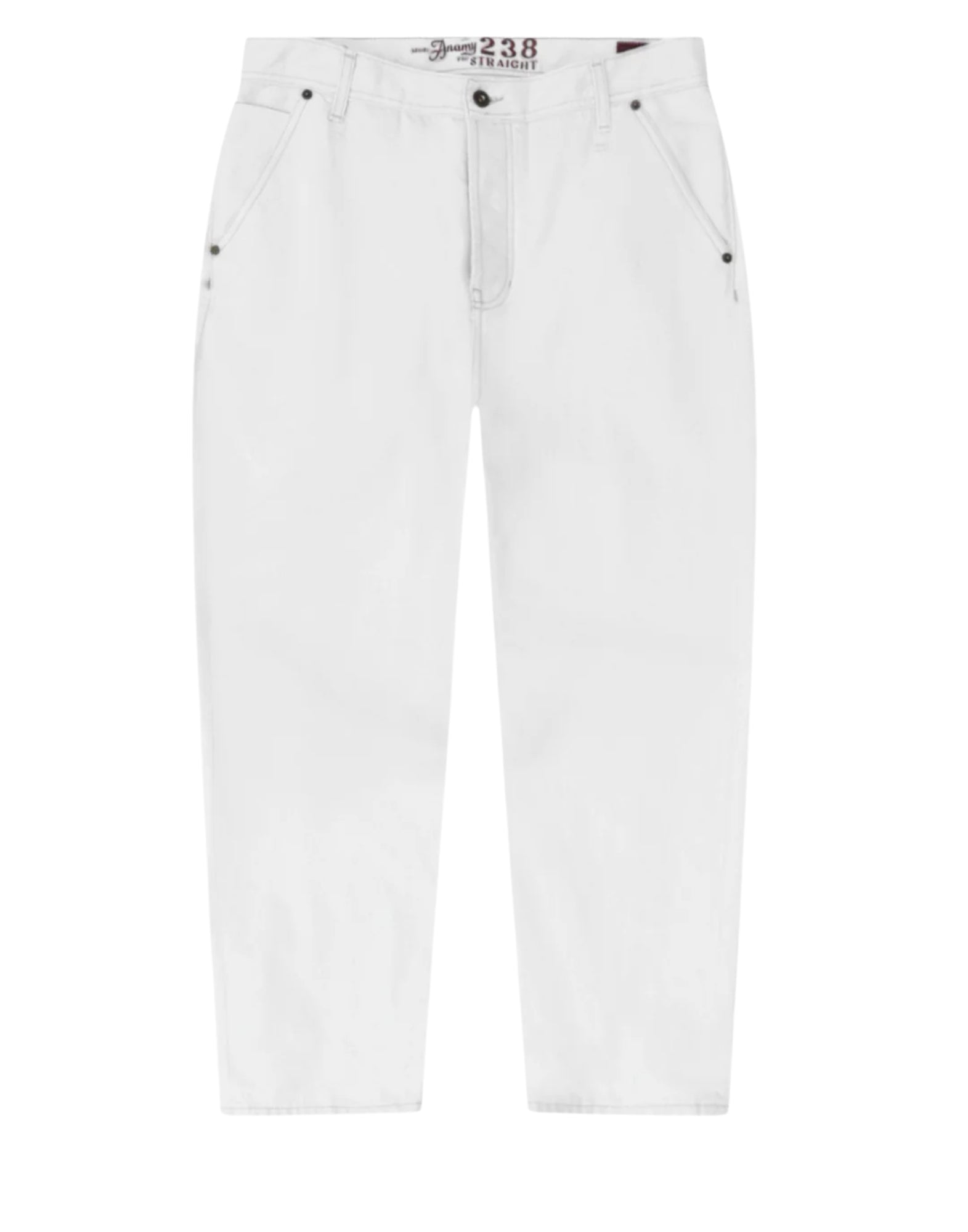 TLCFW26D005 DE0019 White Raw Historical Jeans - Pantaloni - Tela Cruda