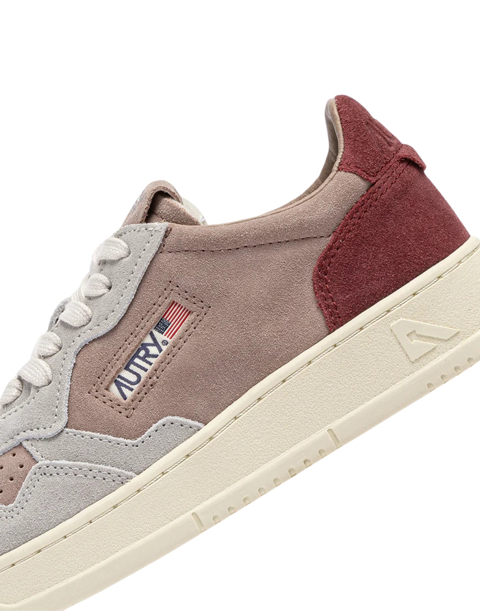 Medalist low Tric/Suede Nuvola/Borgogna