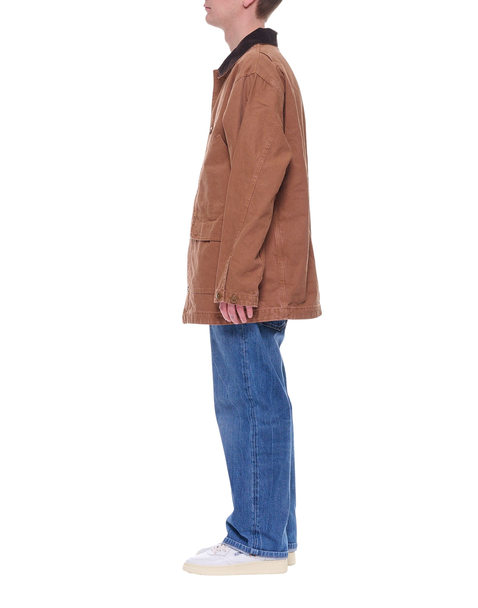 Carhartt WIP Prescott Coat Men’s Oversize Cotton Jacket Hamilton Brown Tobacco I036983 00S.GD