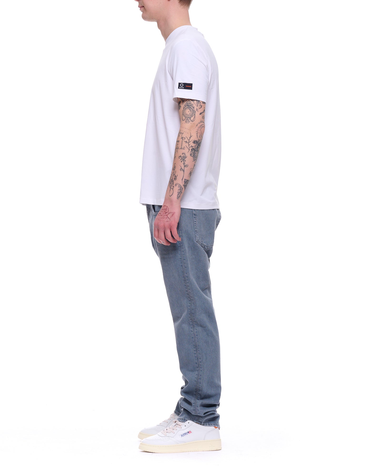 Nordic Denim Jean The One Jean en coton coupe régulière pour homme Gris ciel 01-02-504 GRIS CIEL