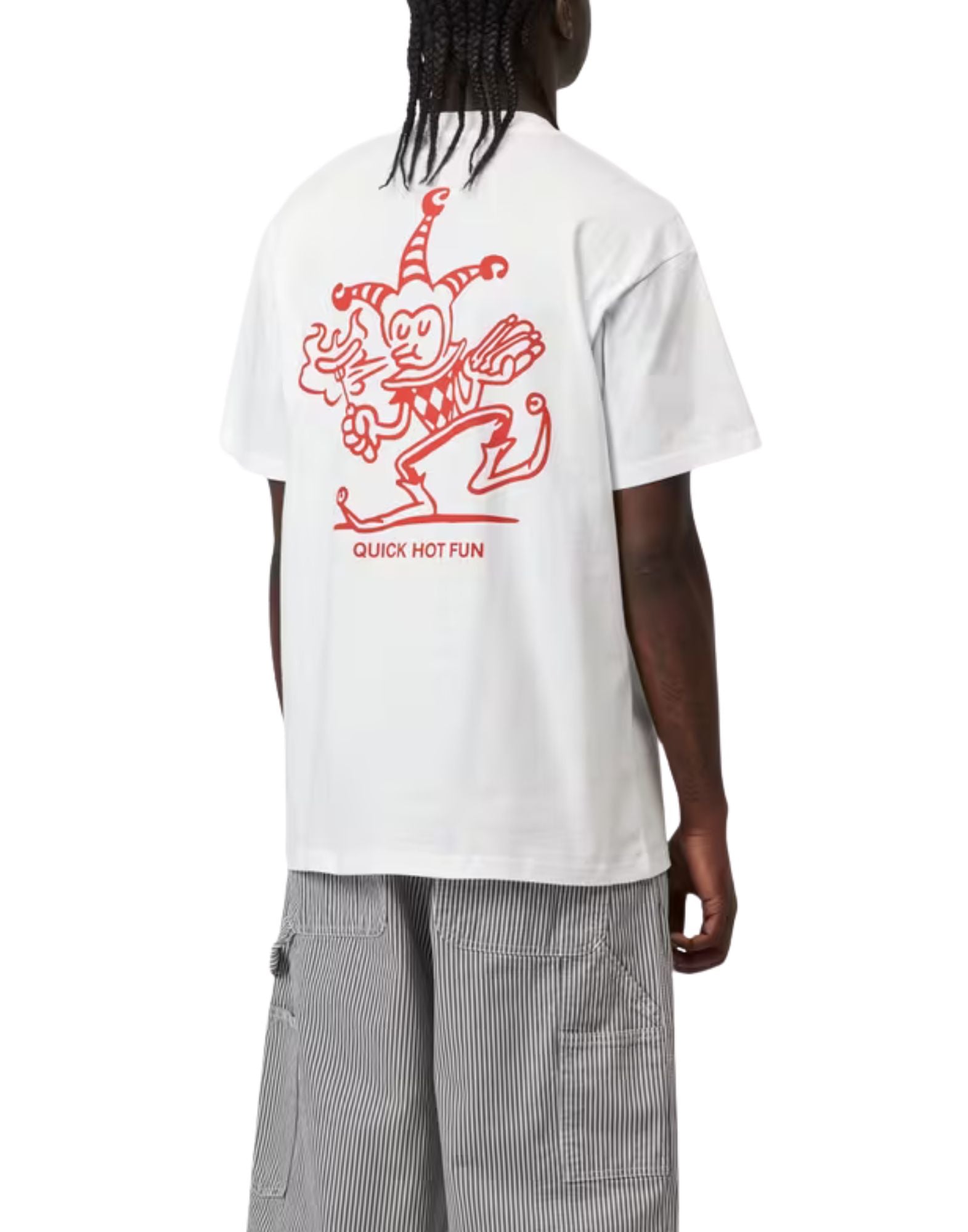 Carhartt WIP S/S Harlekin BBQ T-Shirt White Men’s I036245 02.XX